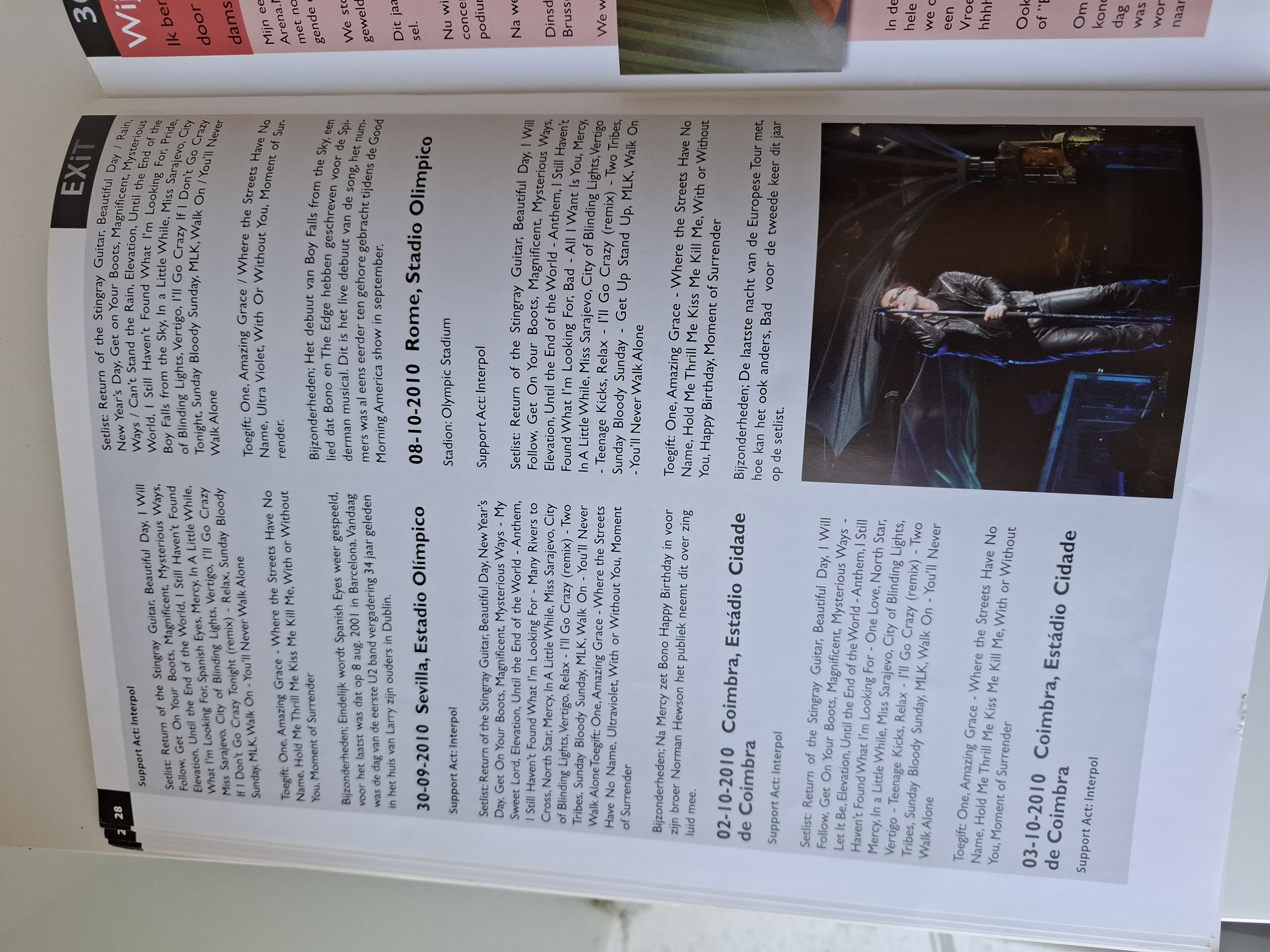 EXIT Tijdschrift fanclub U2
