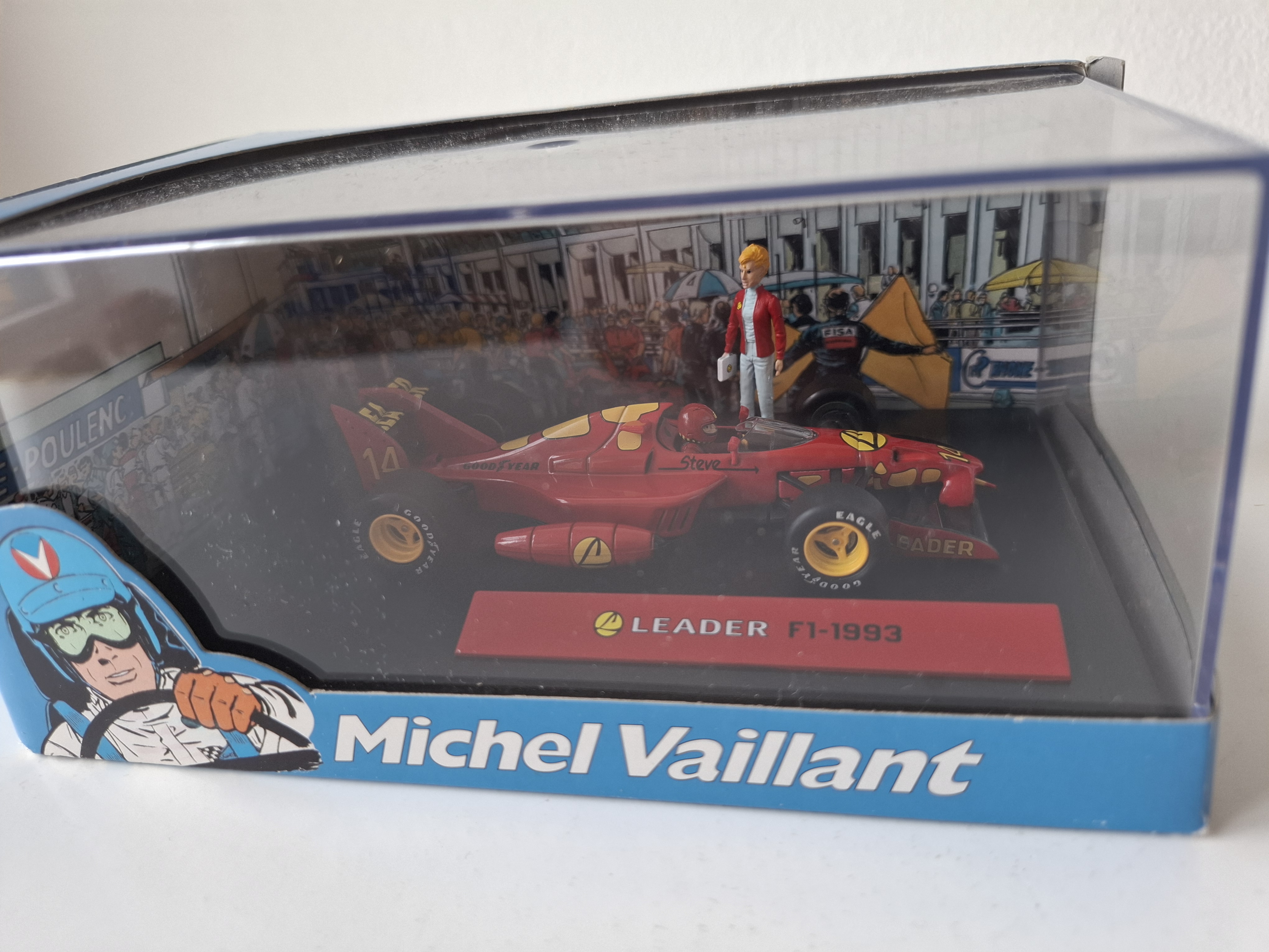 Michel Vaillant miniatuur auto;  Leader F1 1993