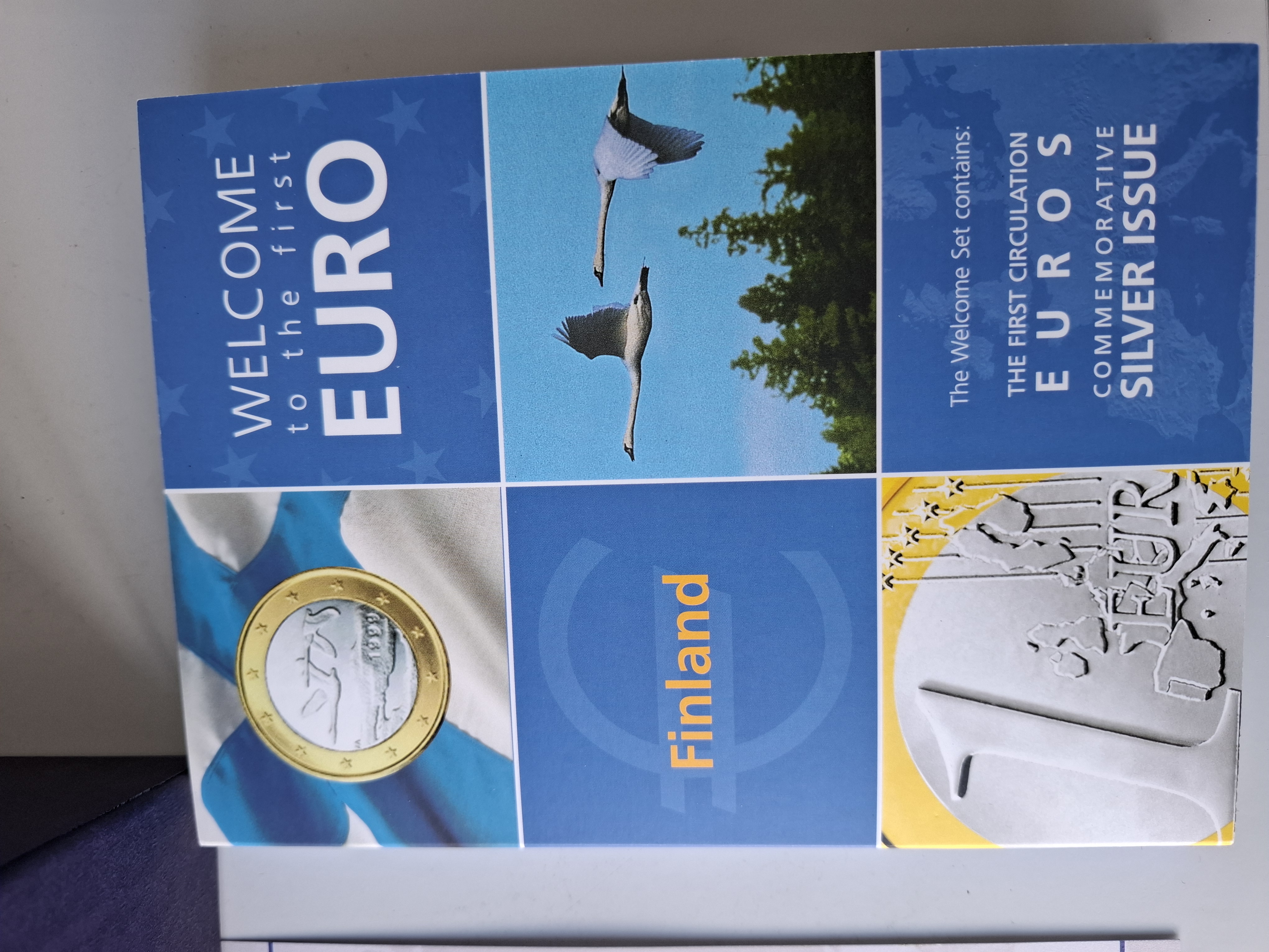 Muntenset met certificaat van de 1e twaalf Eurolanden