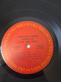 Leonard Cohen - Songs of love and hate