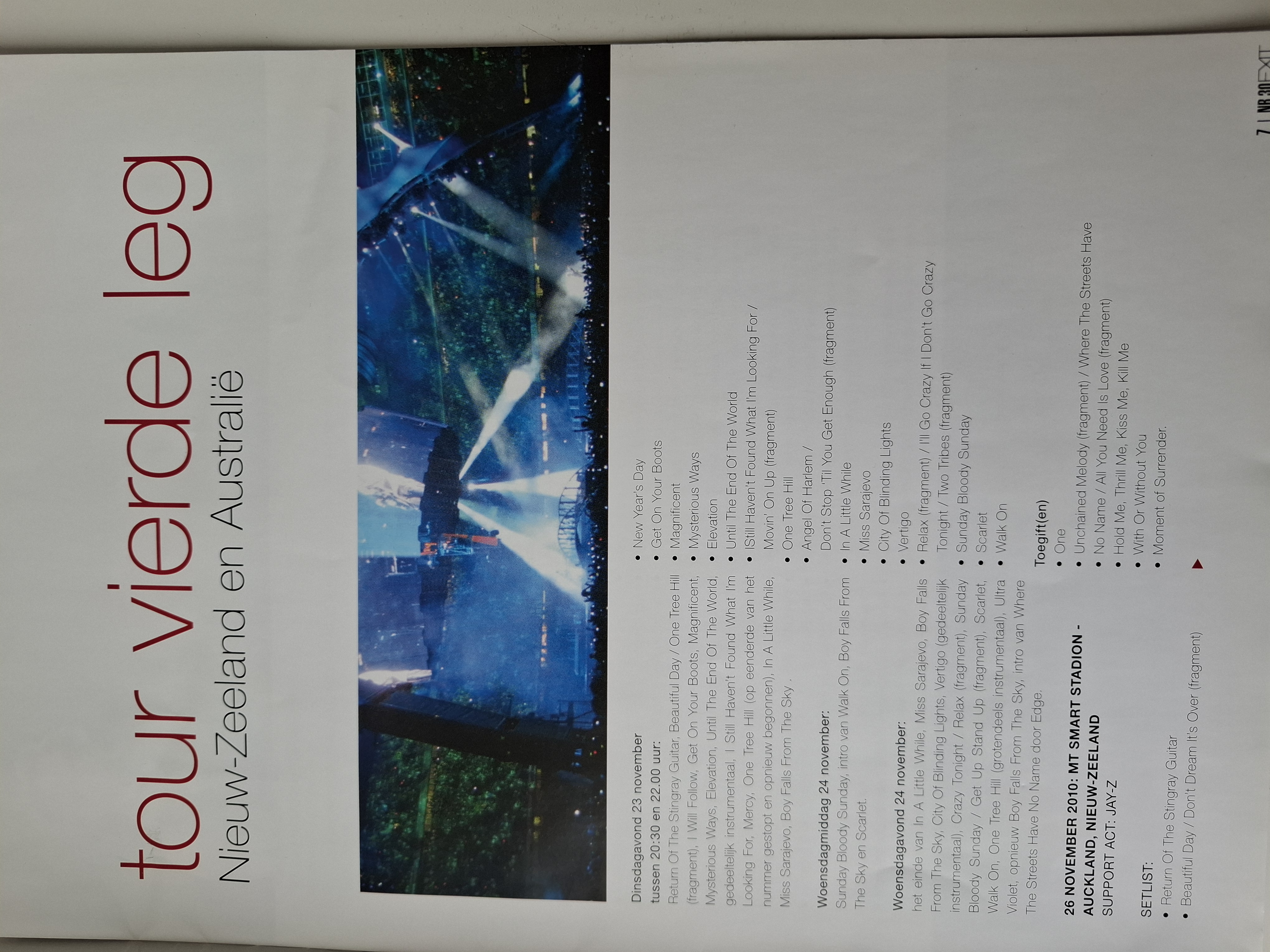 EXIT Tijdschrift fanclub U2