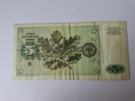 Bankbiljet West Duitsland DM5,-