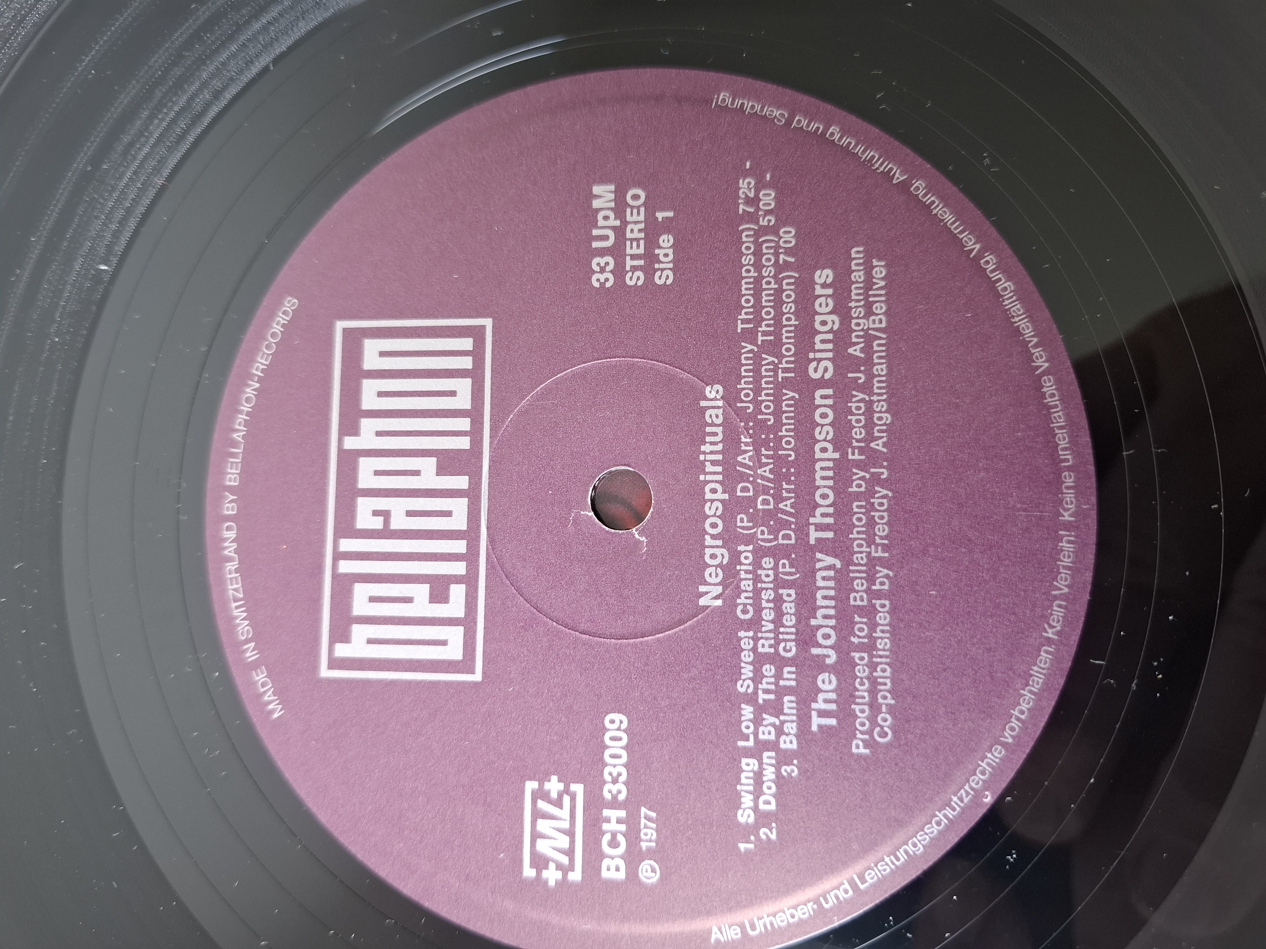 The Johnny Thompson Singers - Negrospirituals
