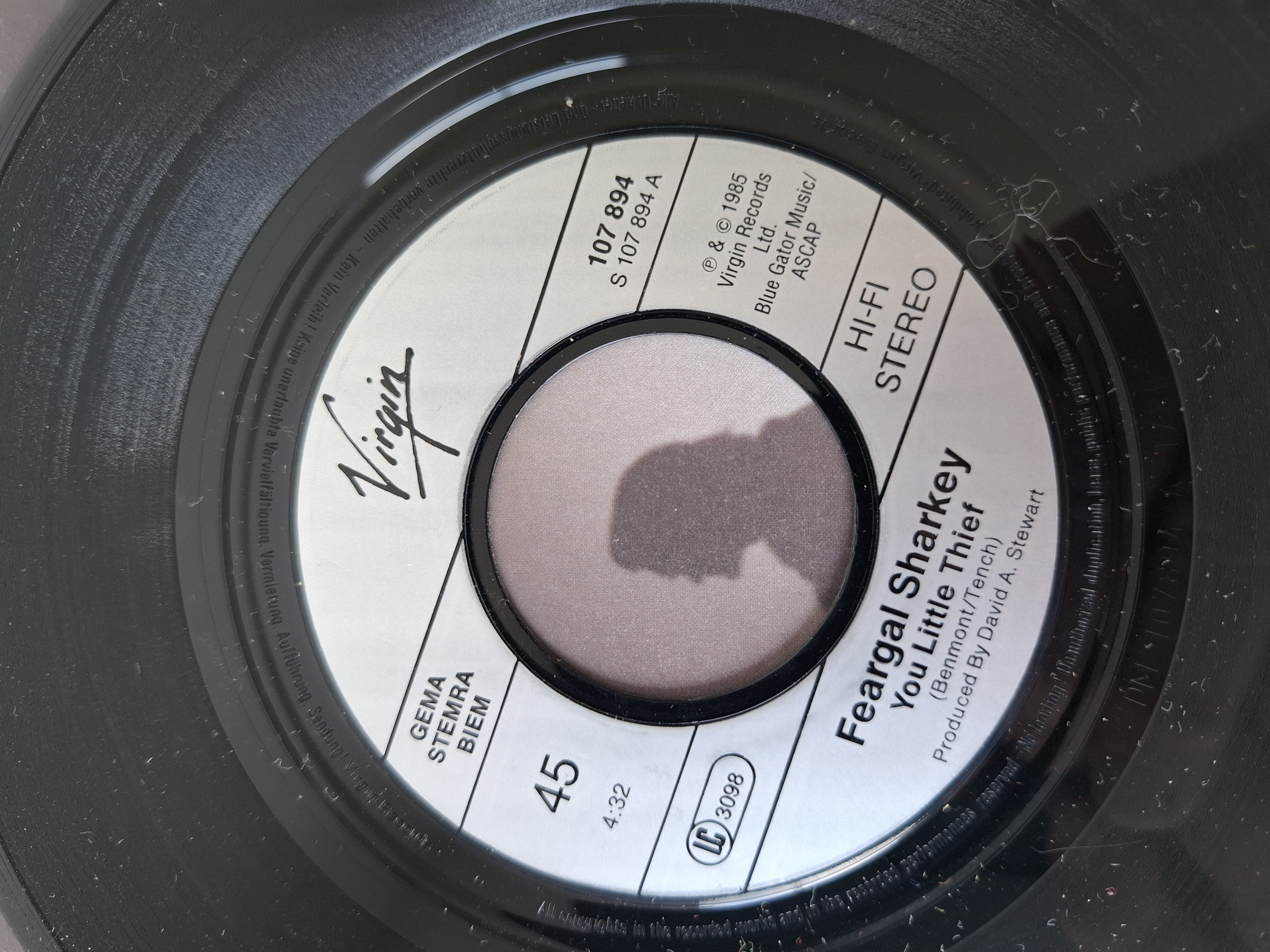 Feargal Sharkey - You little thief