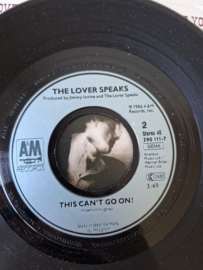 The Lover Speaks - No more  "I love you's "