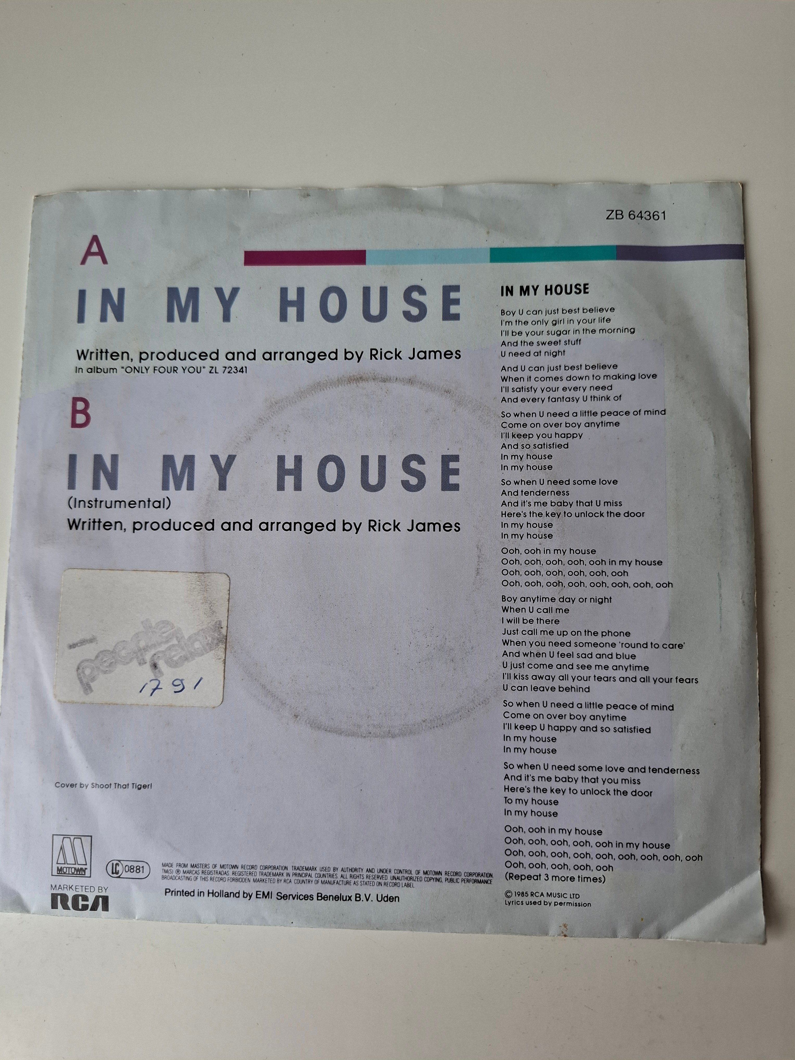 Mary Jane Girls - In my house