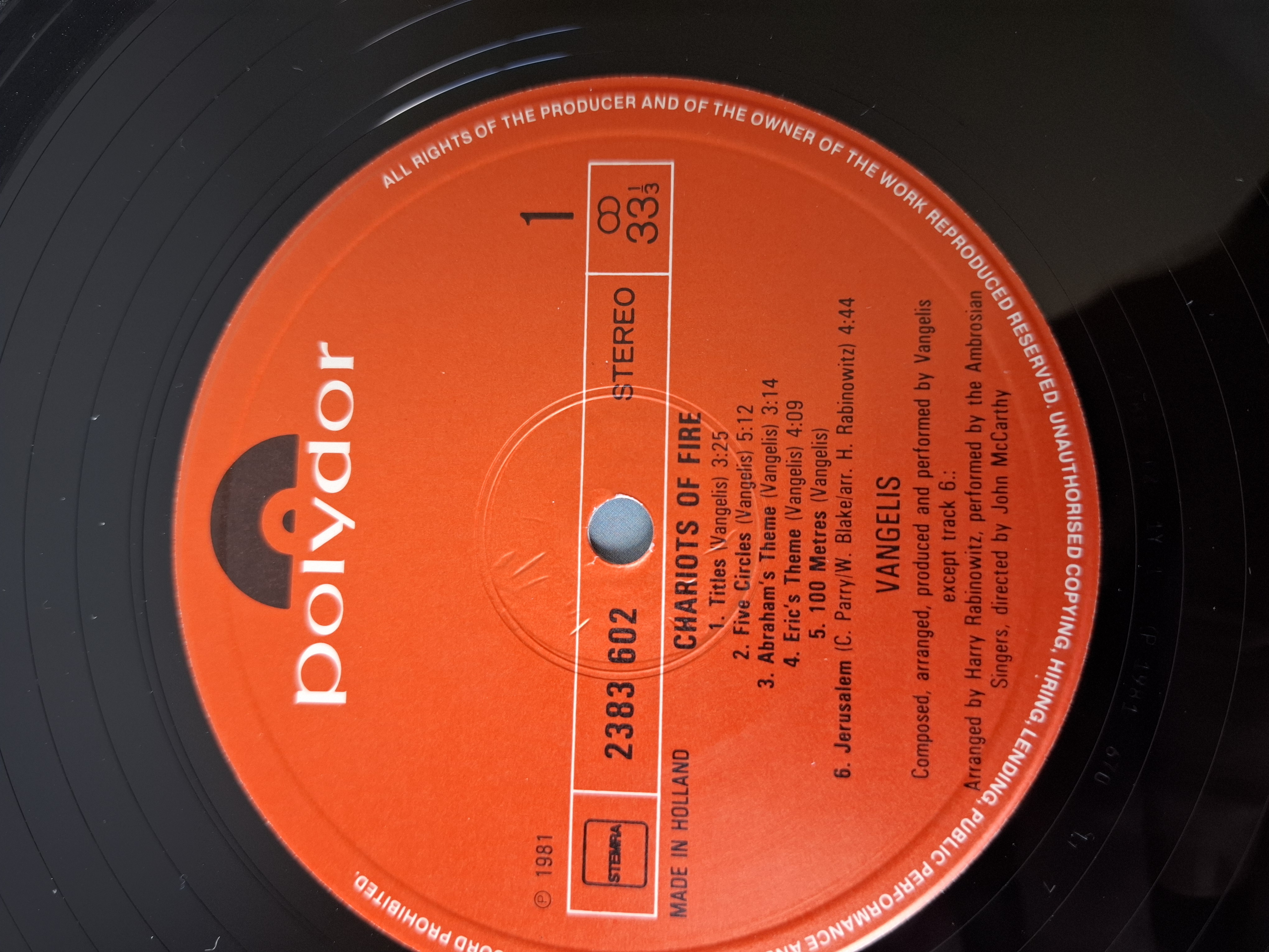 Vangelis - Chariots of fire