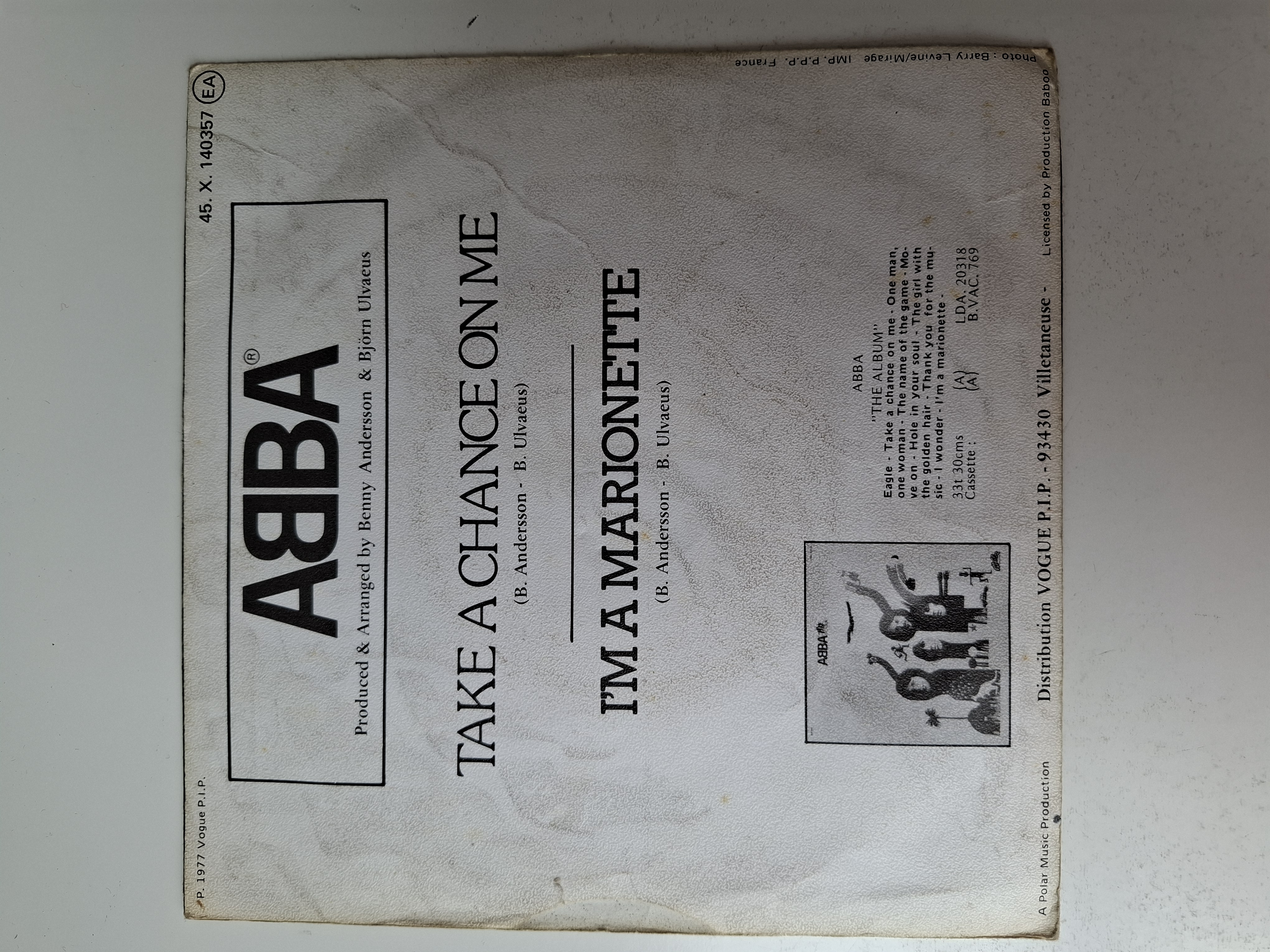 ABBA - Take a change on me