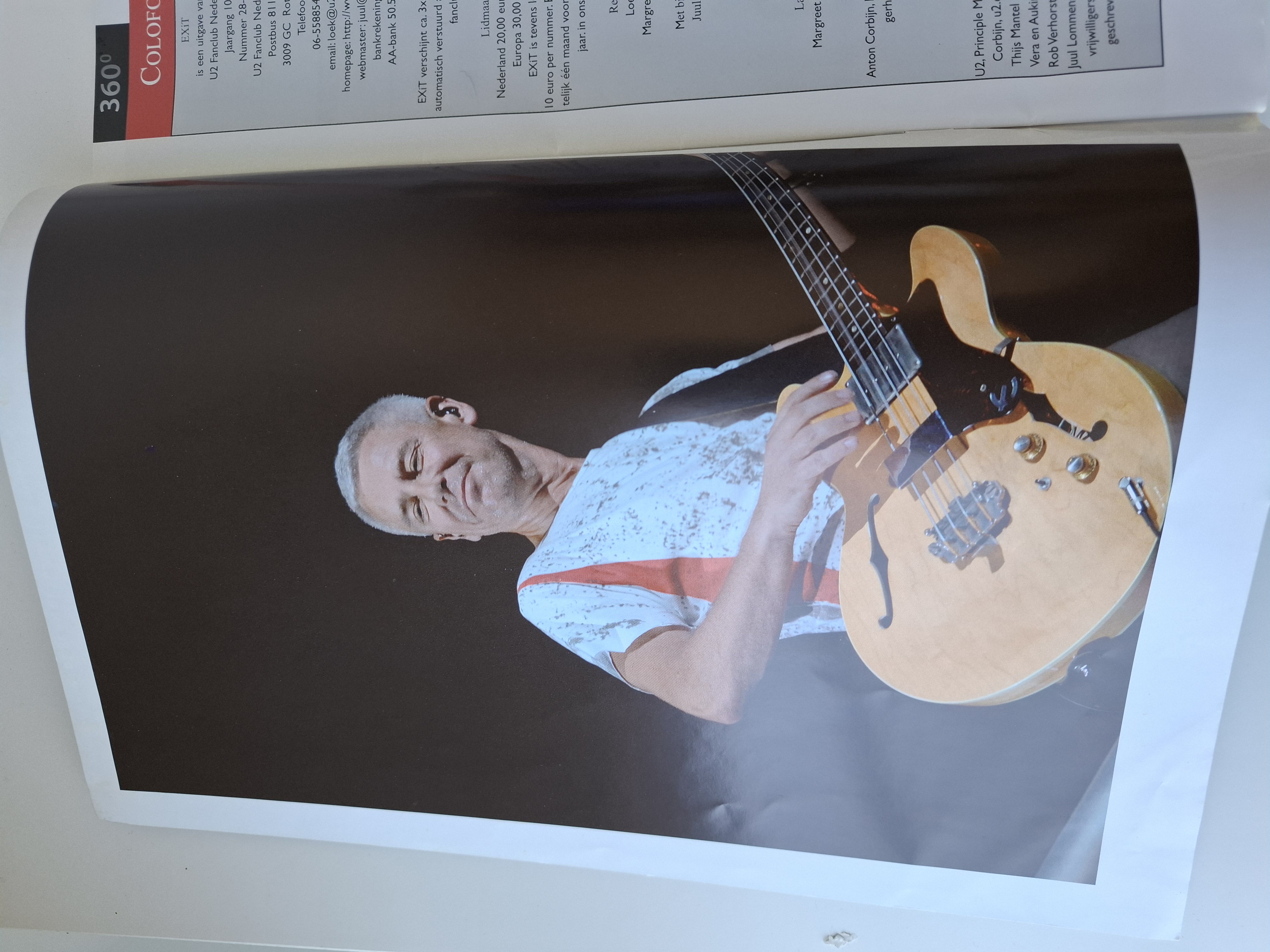 EXIT Tijdschrift fanclub U2