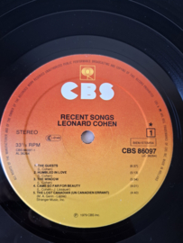 Leonard Cohen - Recent songs