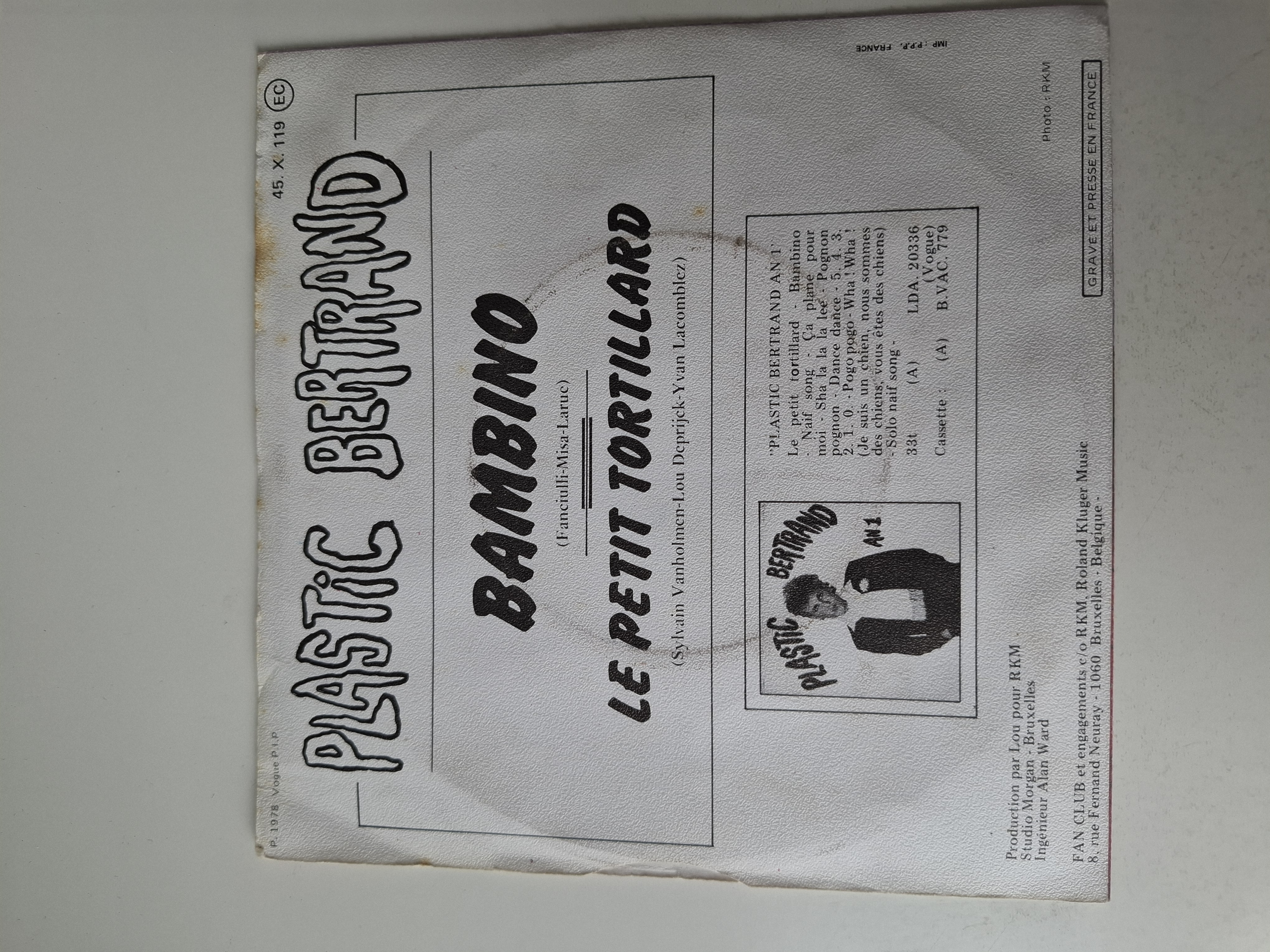 Plastic Bertrand - Bambino