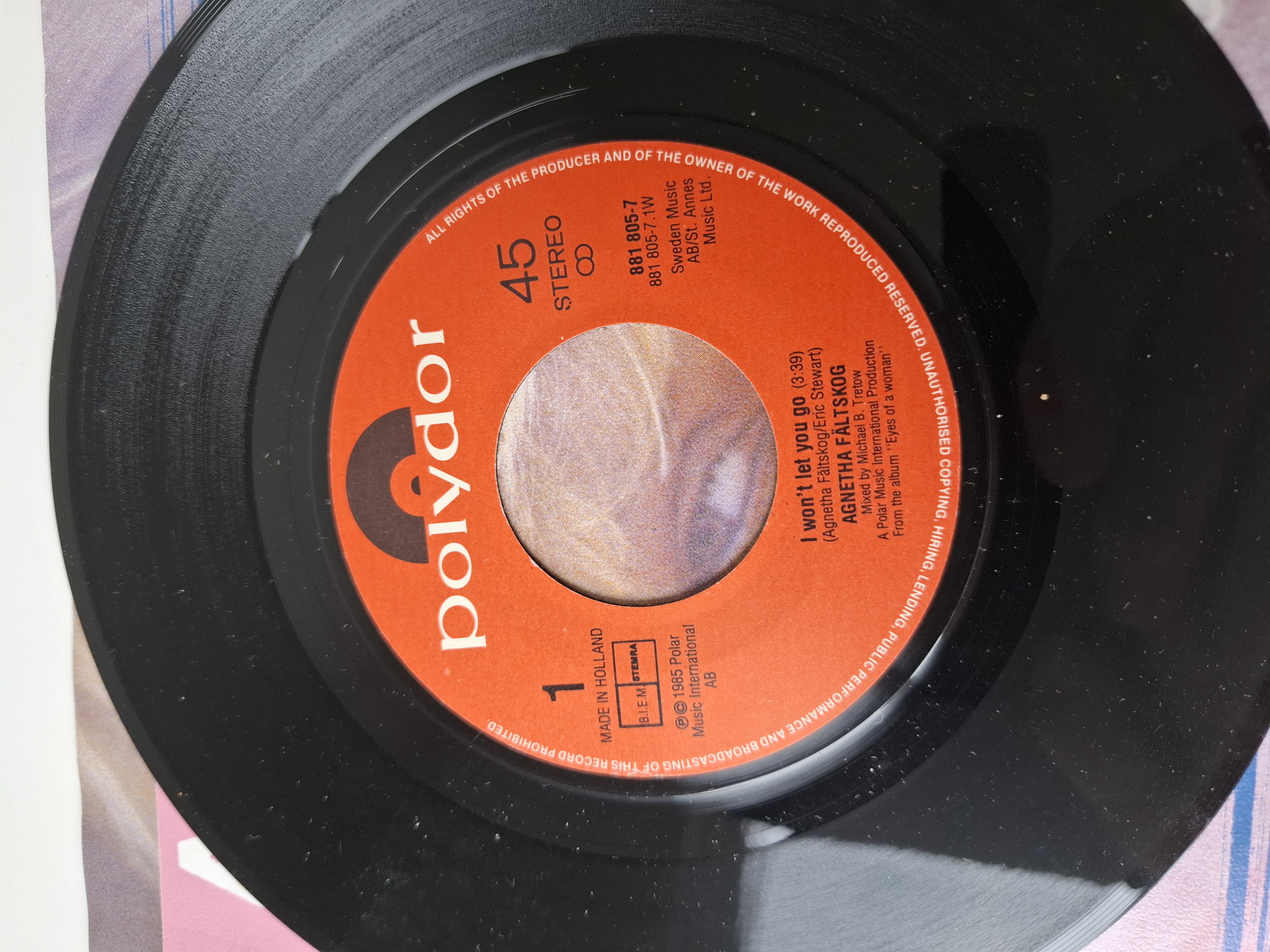 Agneta Faltskog - I won't let you go
