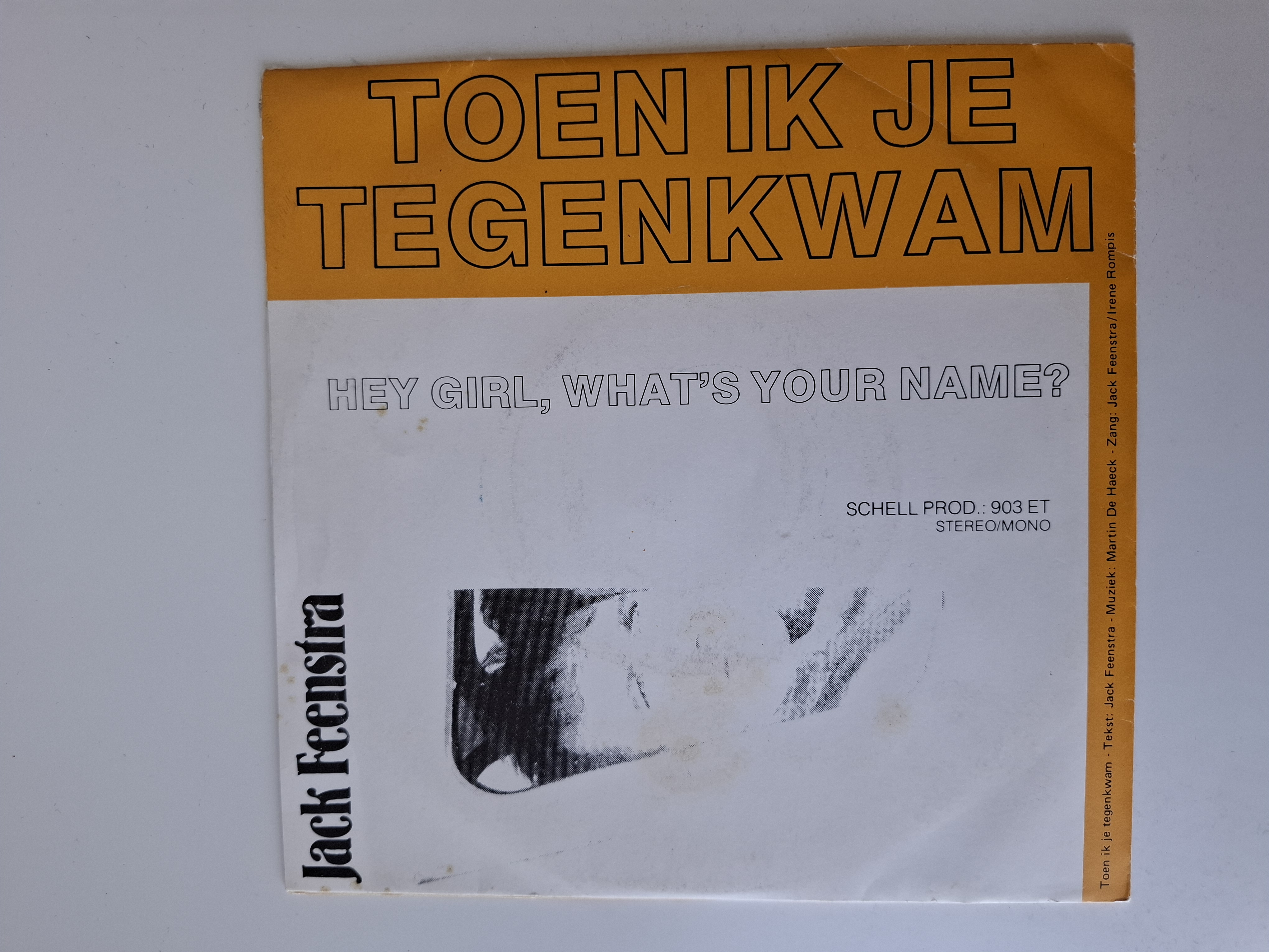 Jack Feenstra - Toen ik je tegenkwam