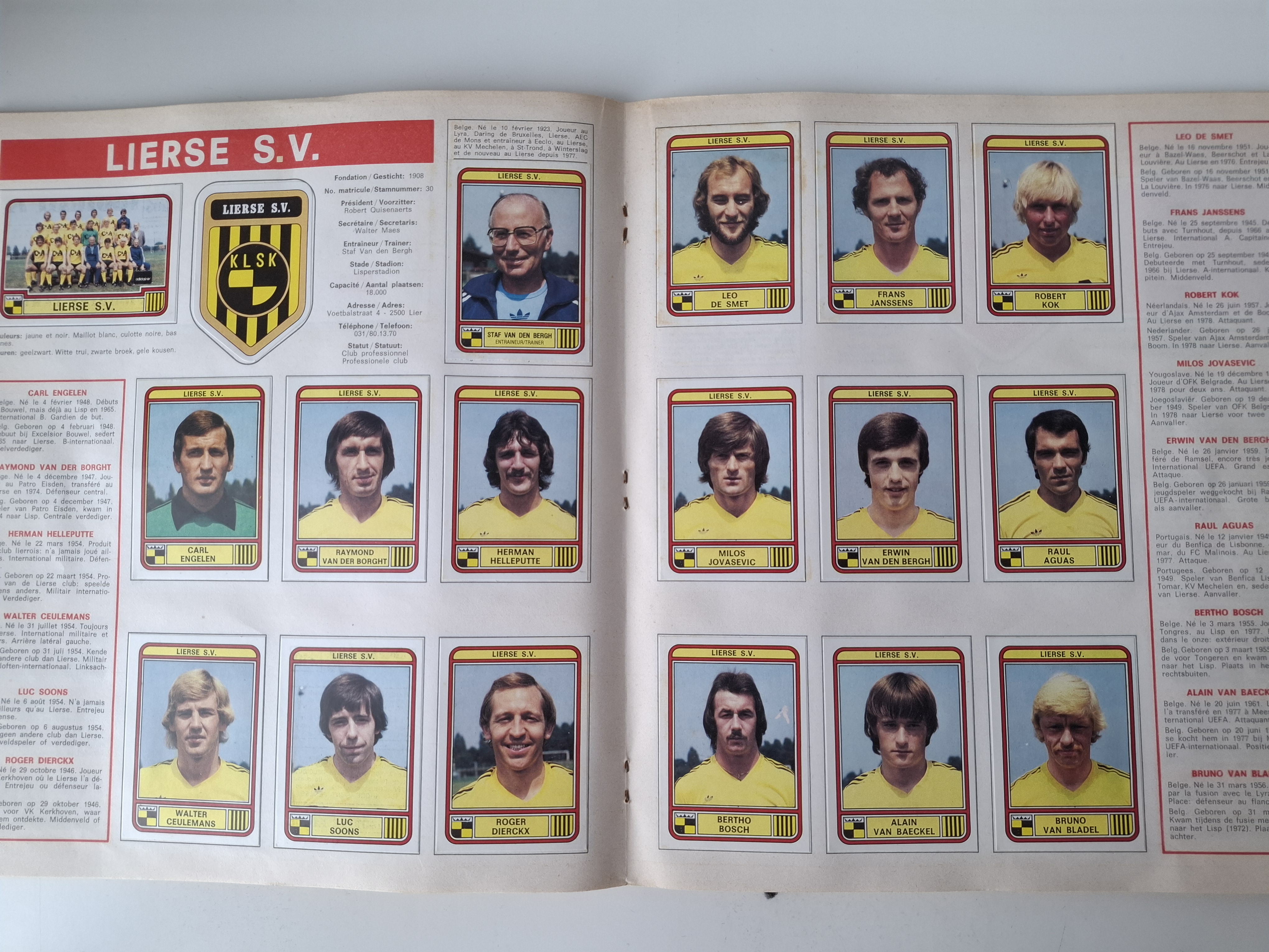 Football 79 Belgie Panini stickeralbum