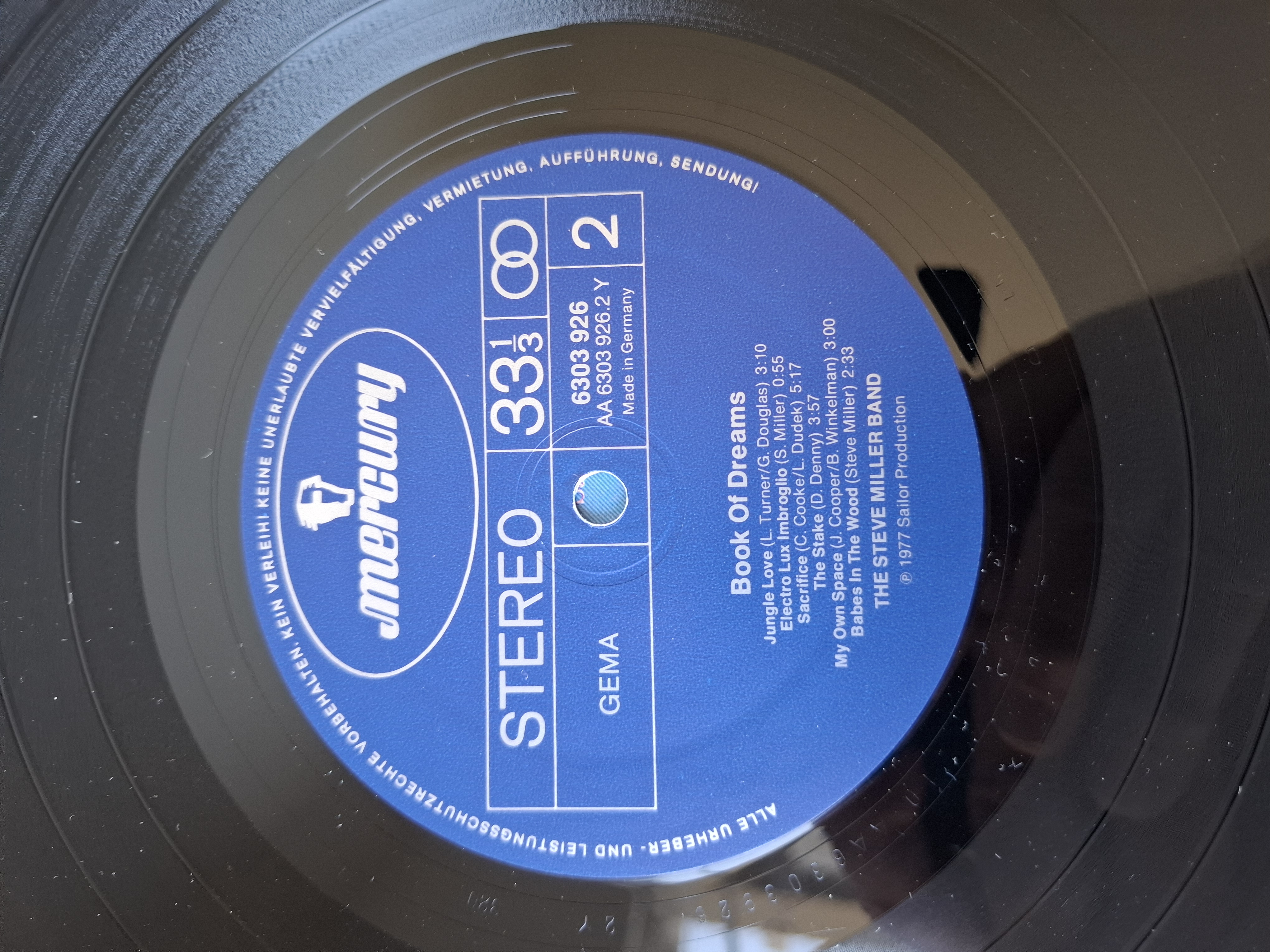 The Steve Miller Band - Book of dreams