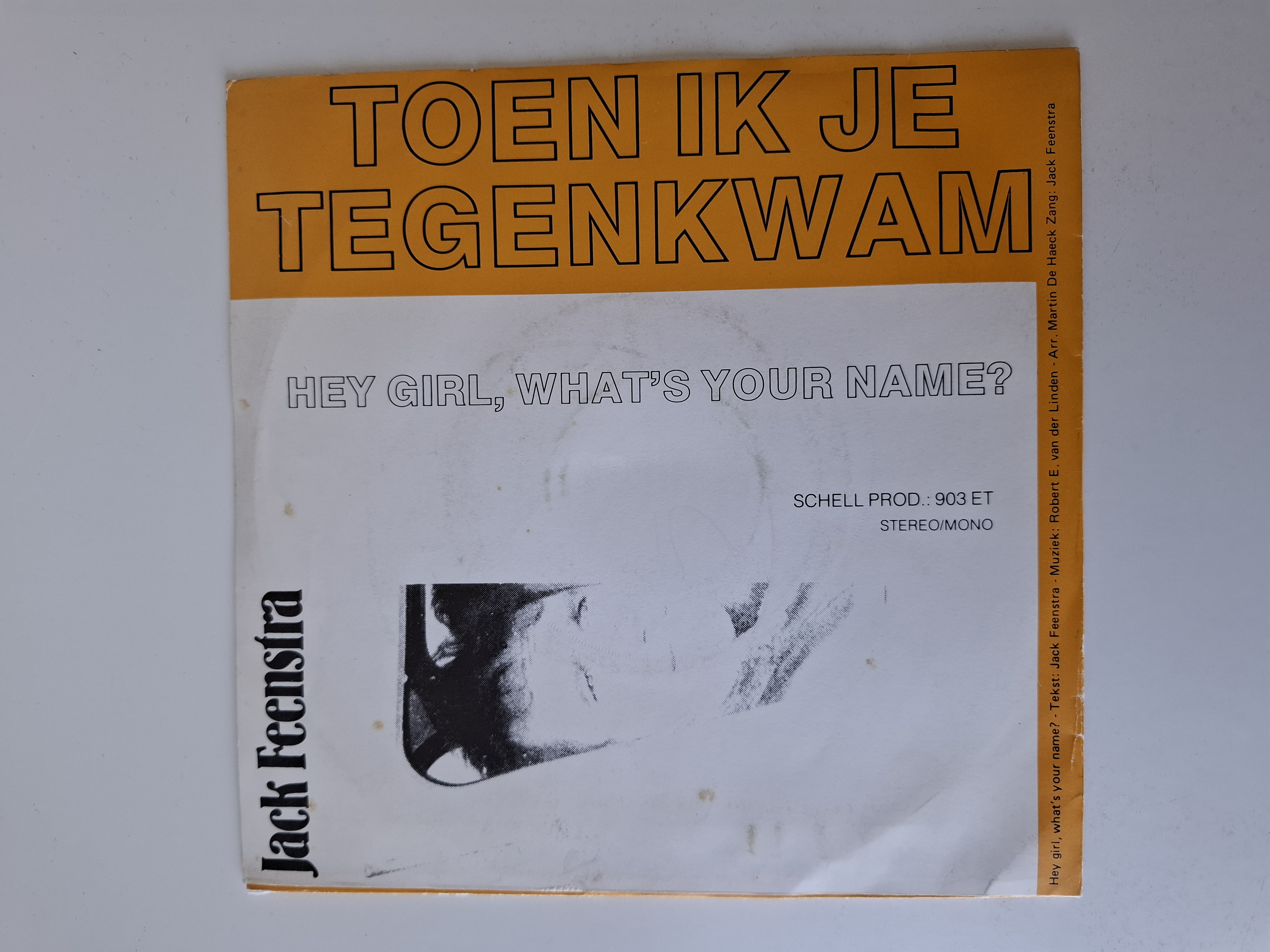 Jack Feenstra - Toen ik je tegenkwam