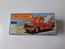 Matchbox no 61 Wreck Truck