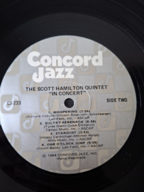 The Scott Hamilton quintet in concert