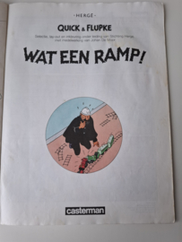 Quick & Flupke - Wat een ramp