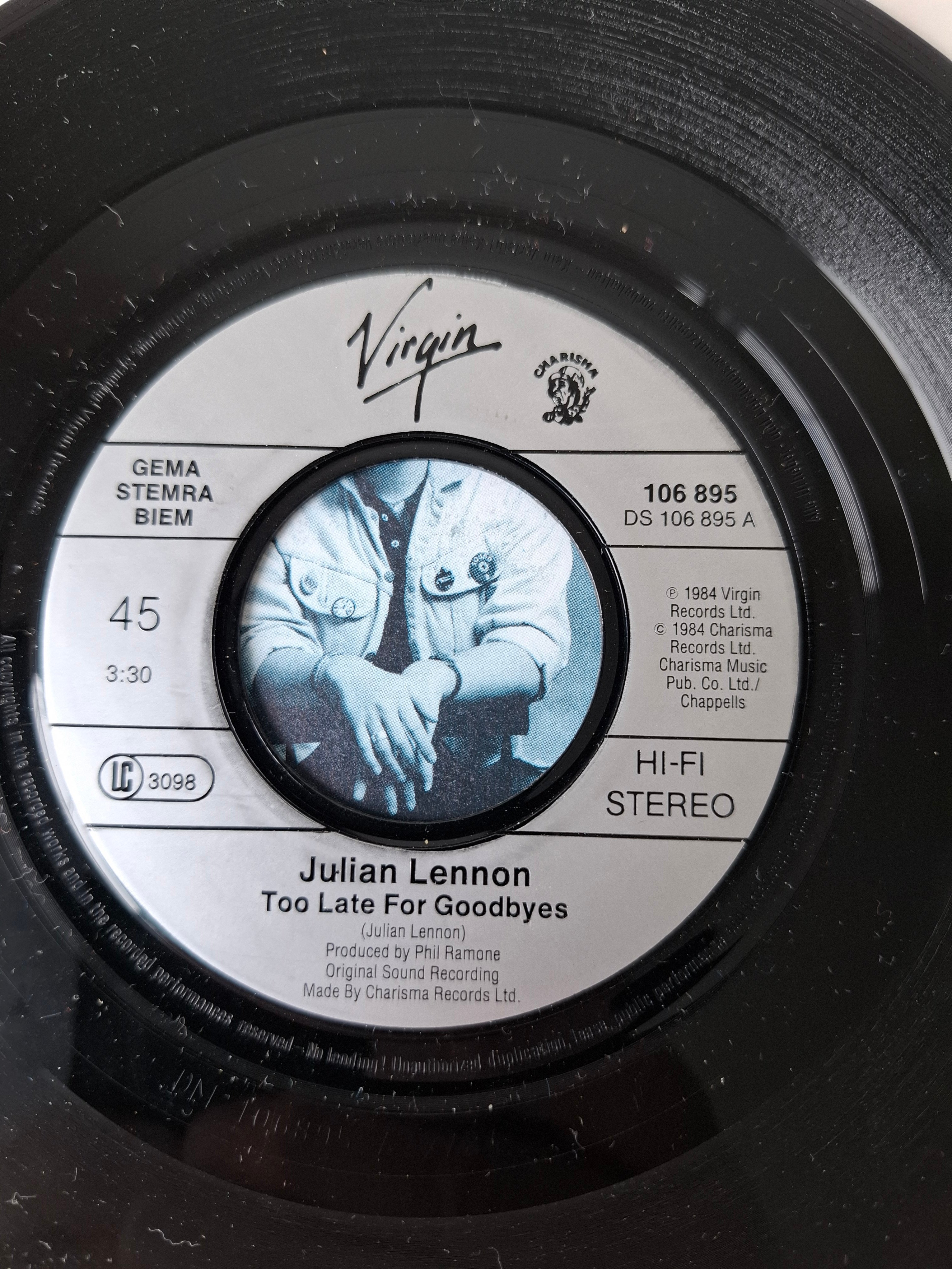 Julian Lennon - Too late for goodbyes