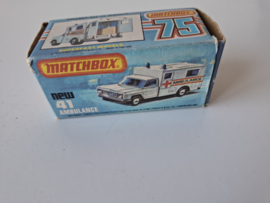 Matchbox no 41 Ambulance