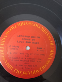 Leonard Cohen - Songs of love and hate