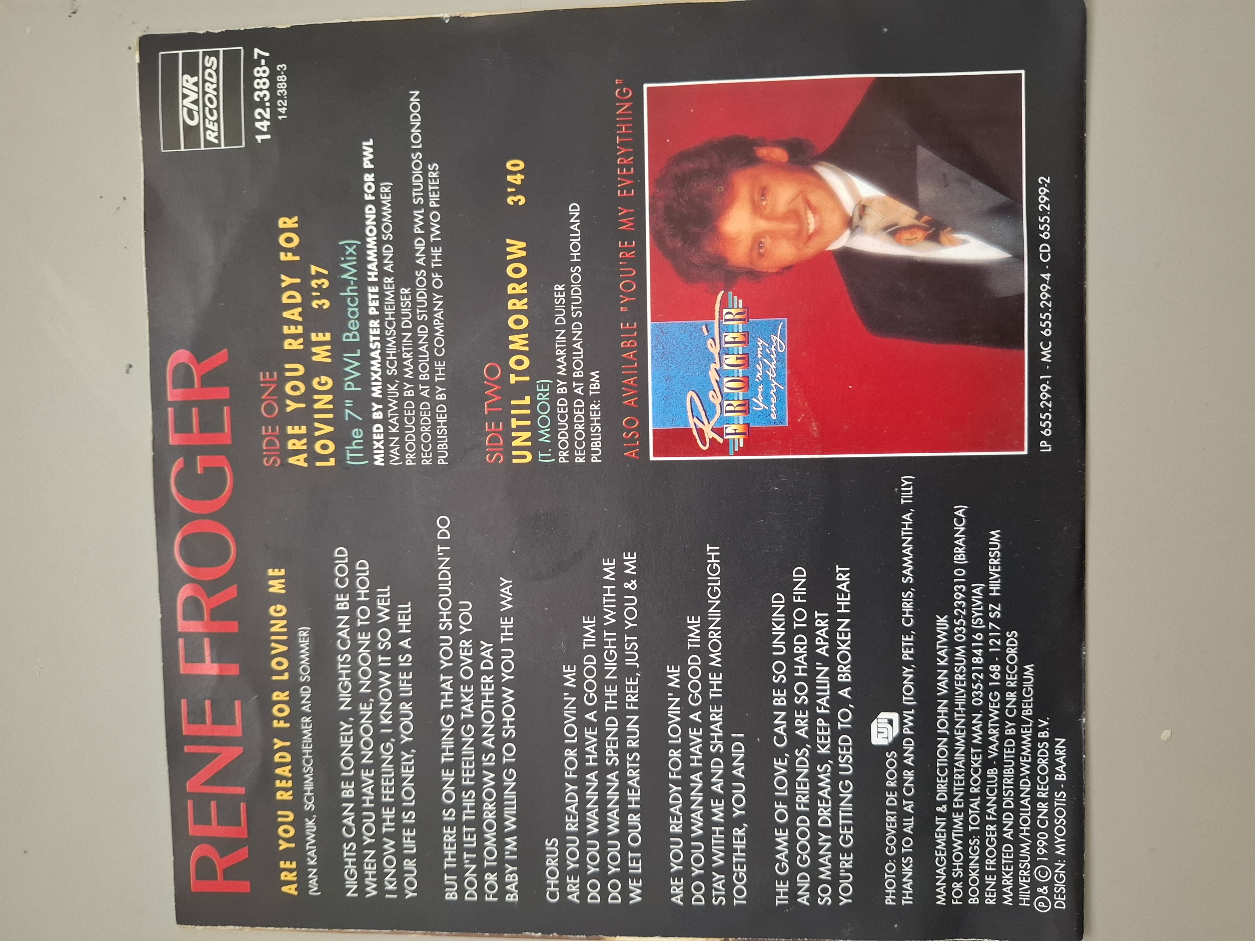 Rene Froger - Are you ready for loving me