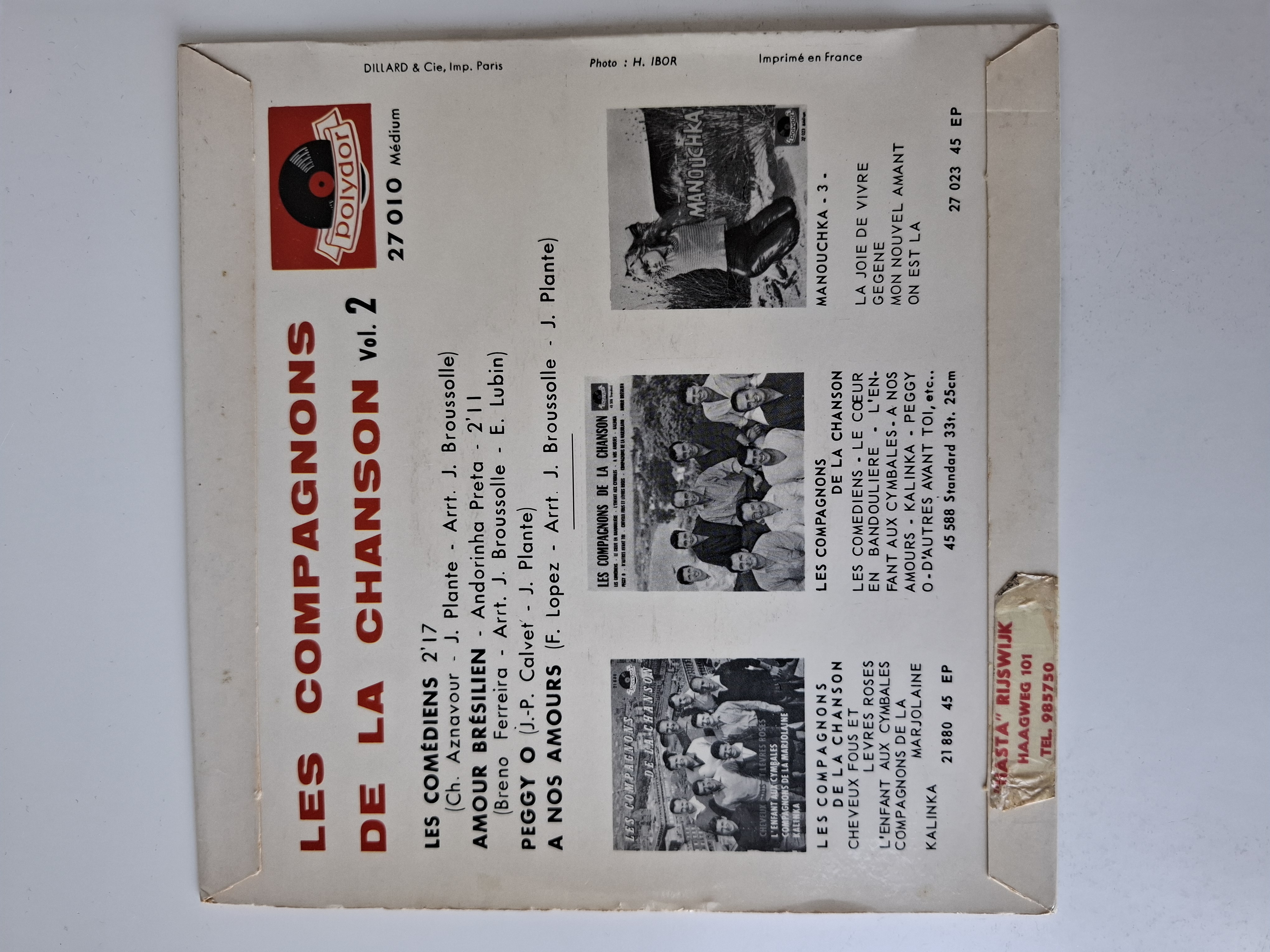 Les Compagnons de la Chanson - Les Comediens