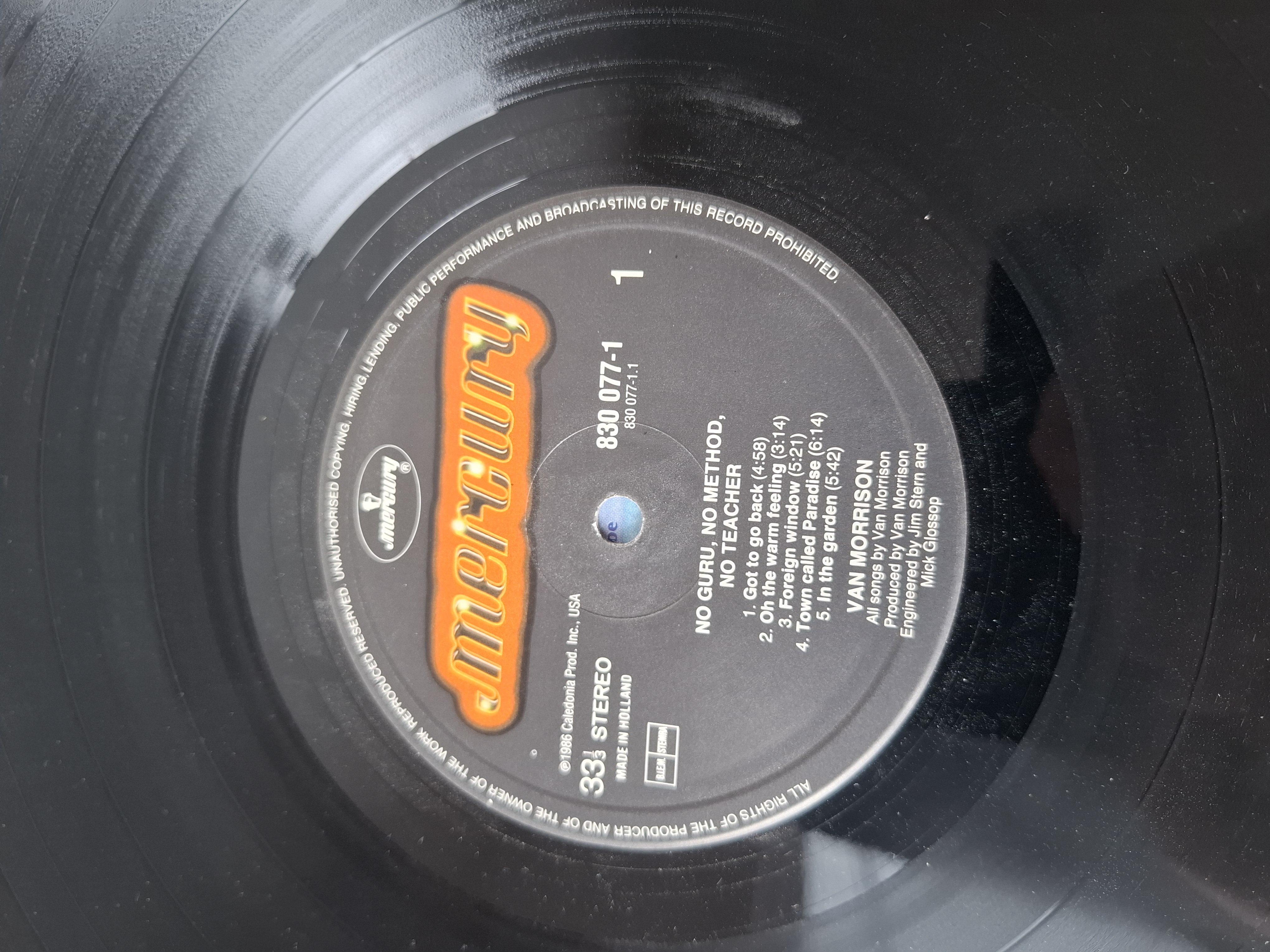 Van Morrison -No Guru, no method, no teacher