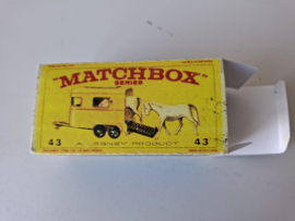 Matchbox nr 43 Pony trailer