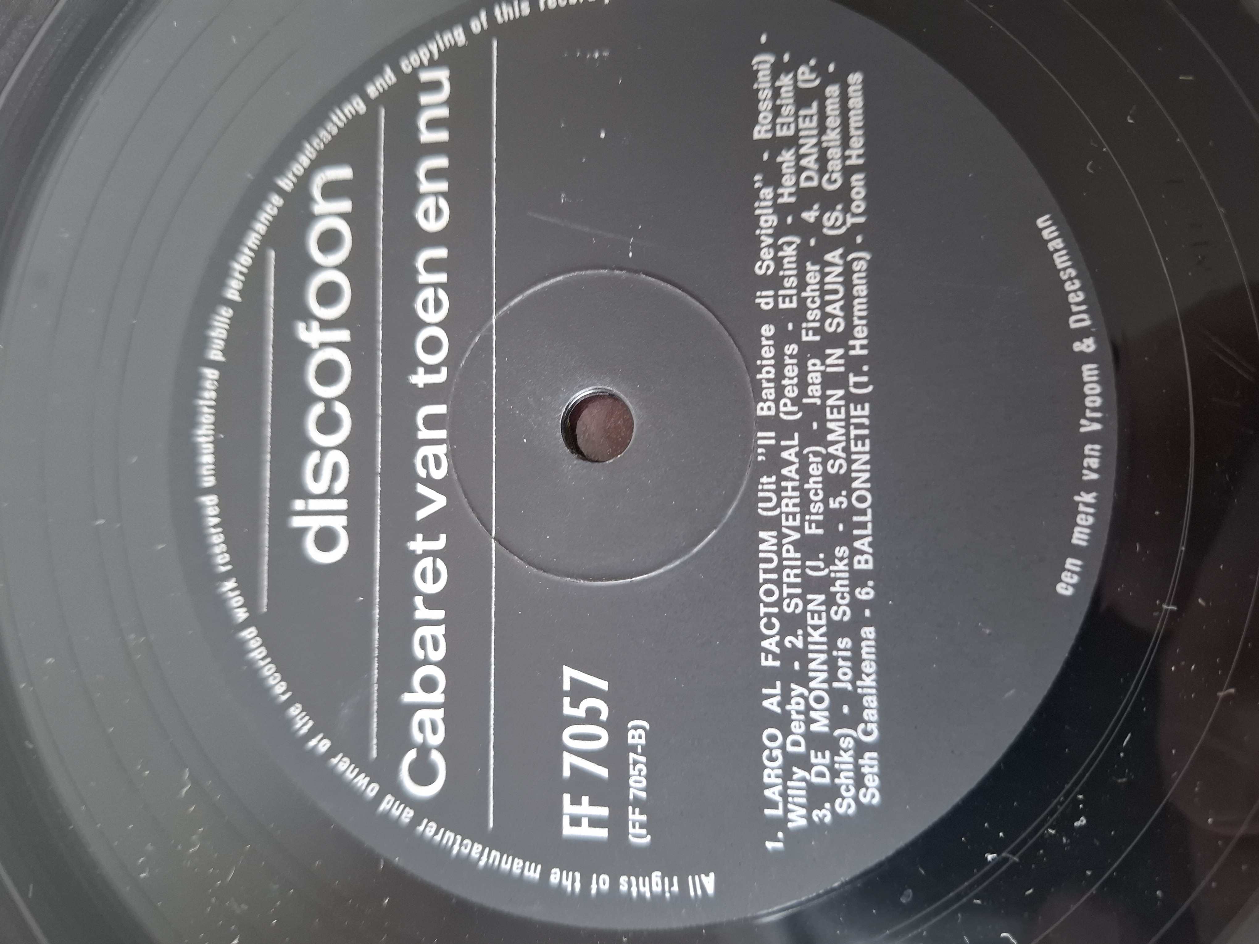 Various - Cabaret in Hoofdletters