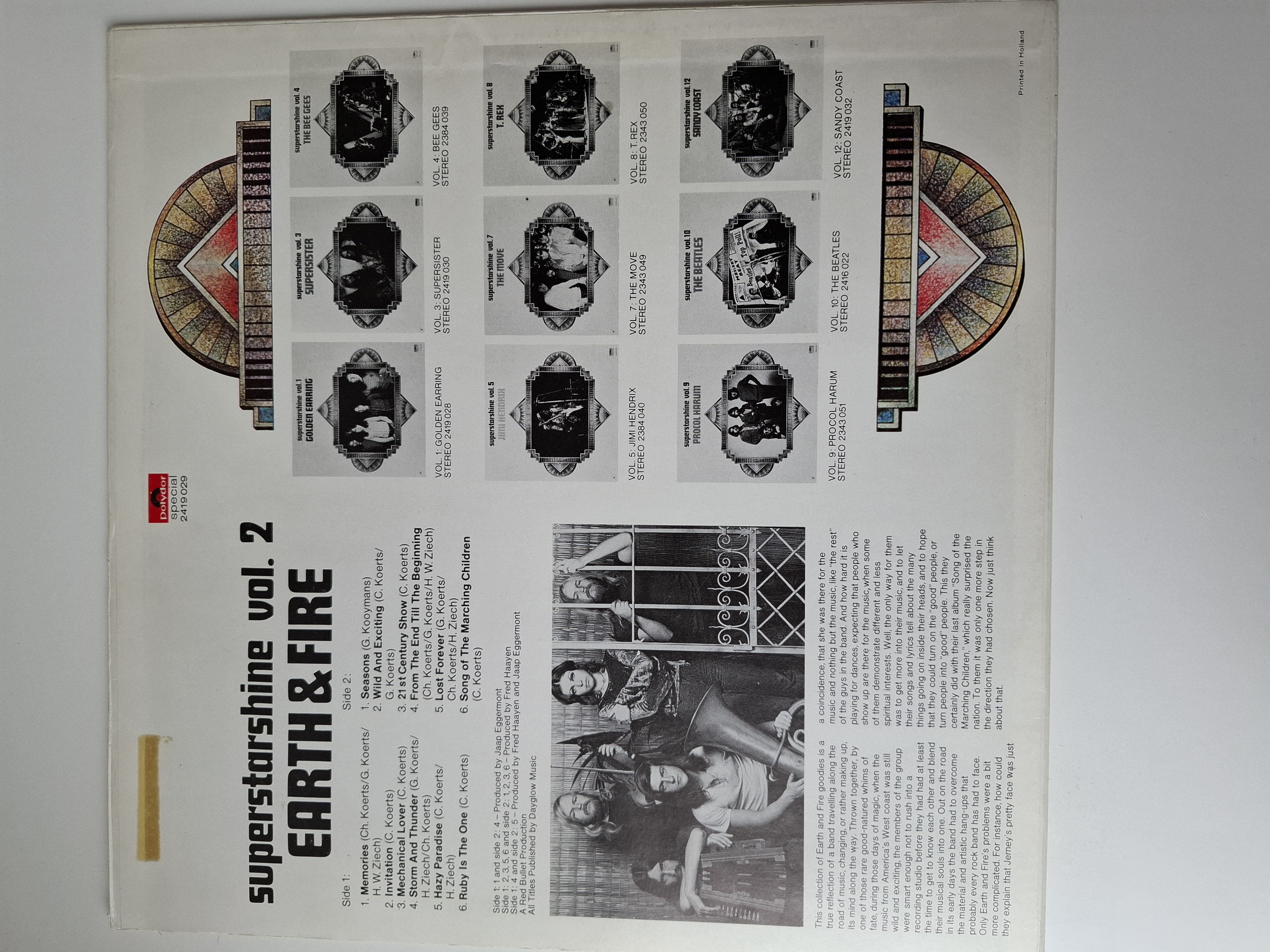 Earth & Fire - Superstarshine Volume 2