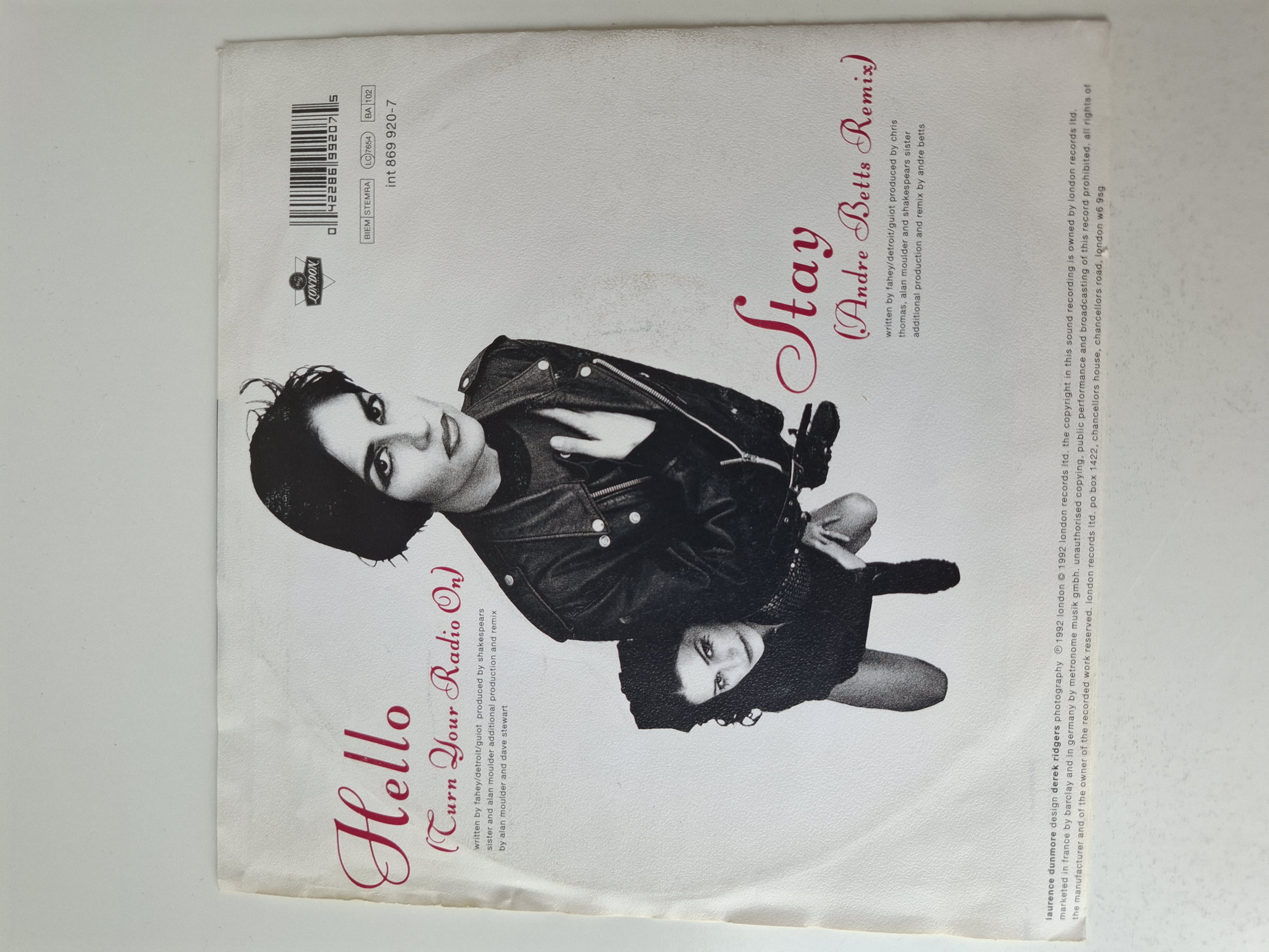 Shakespears Sister - Hello