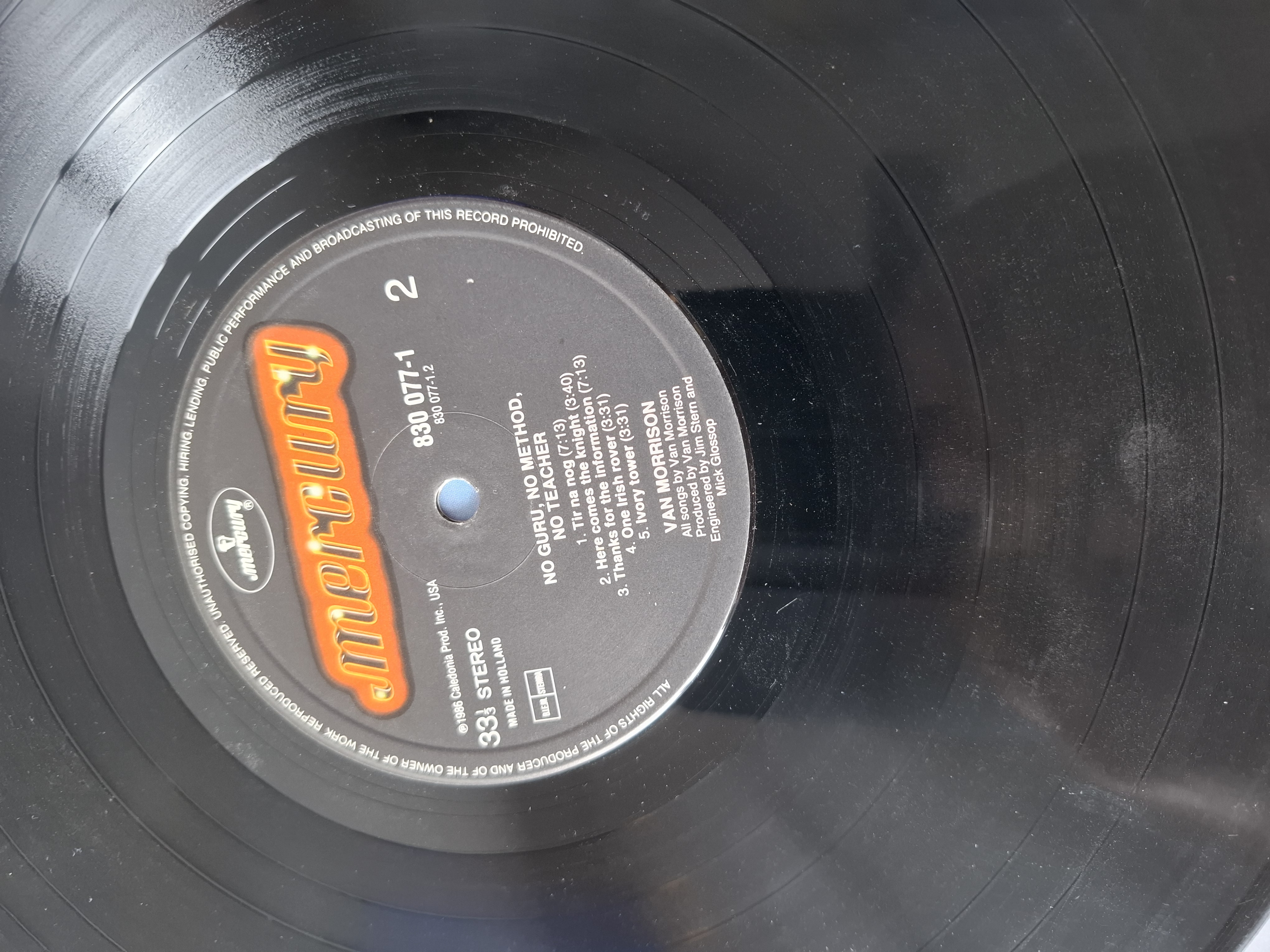 Van Morrison -No Guru, no method, no teacher