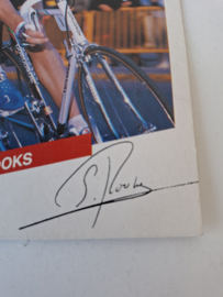 Ansichtkaart Steven Rooks met handtekening