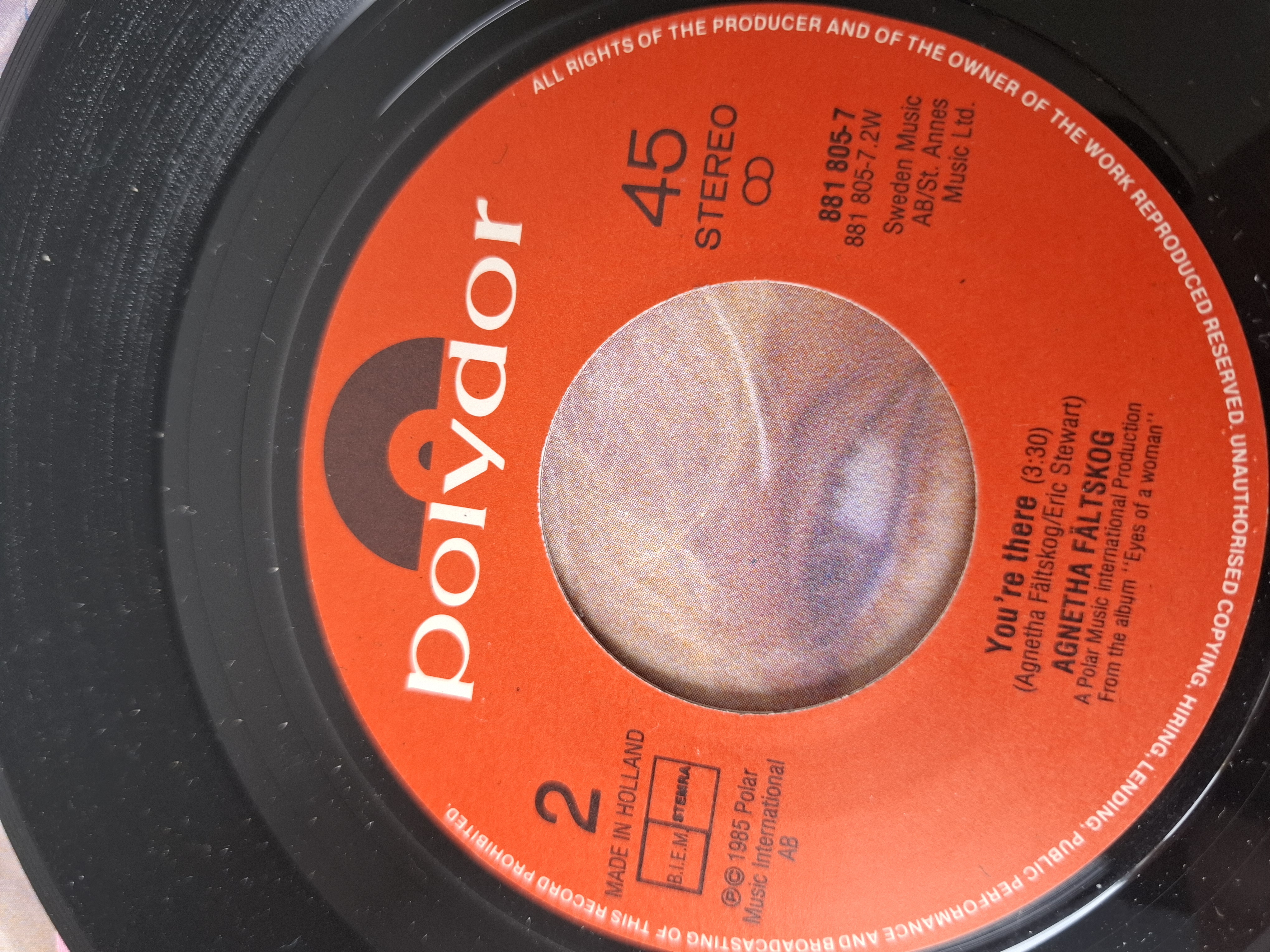 Agneta Faltskog - I won't let you go
