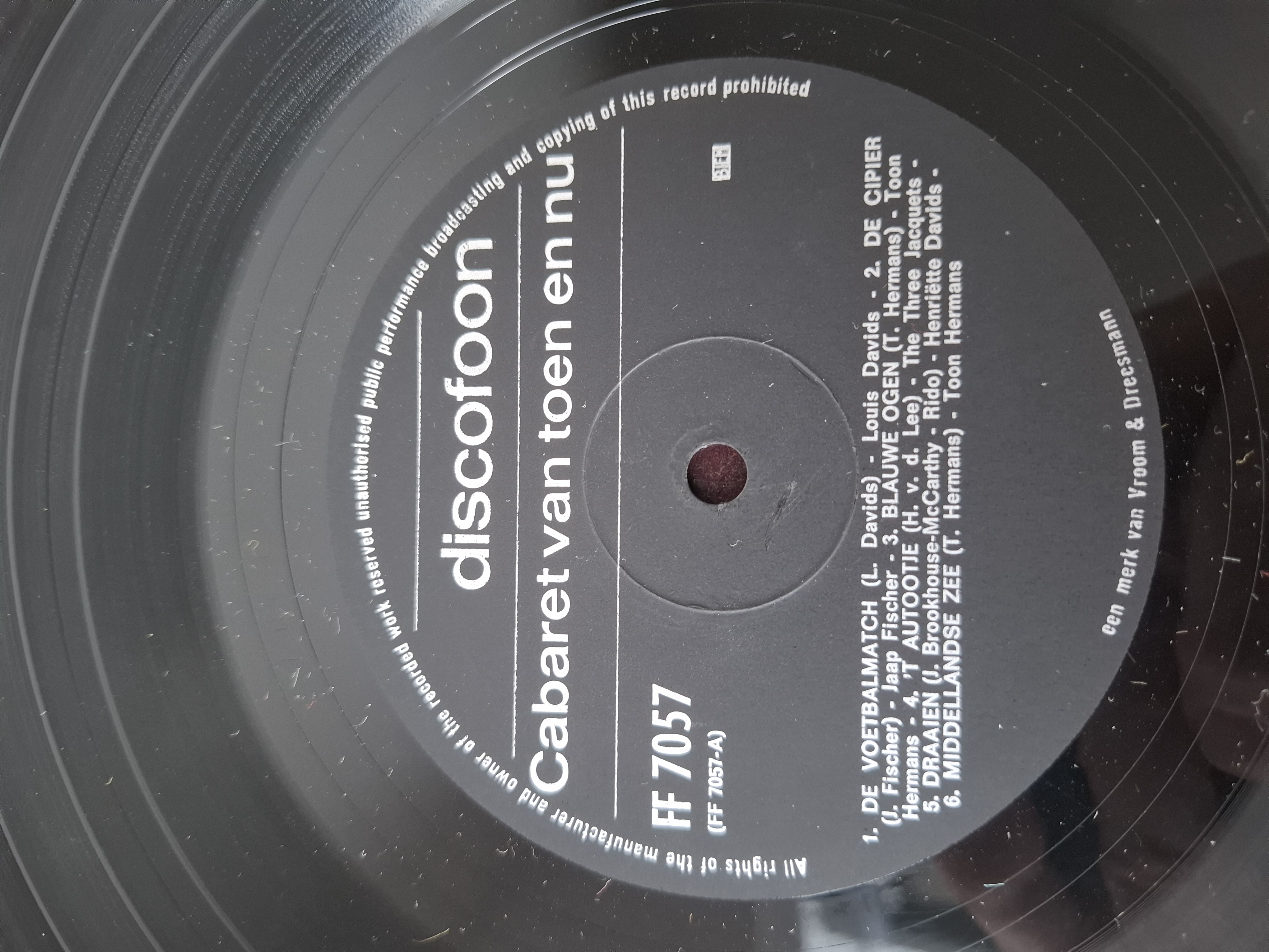 Various - Cabaret in Hoofdletters