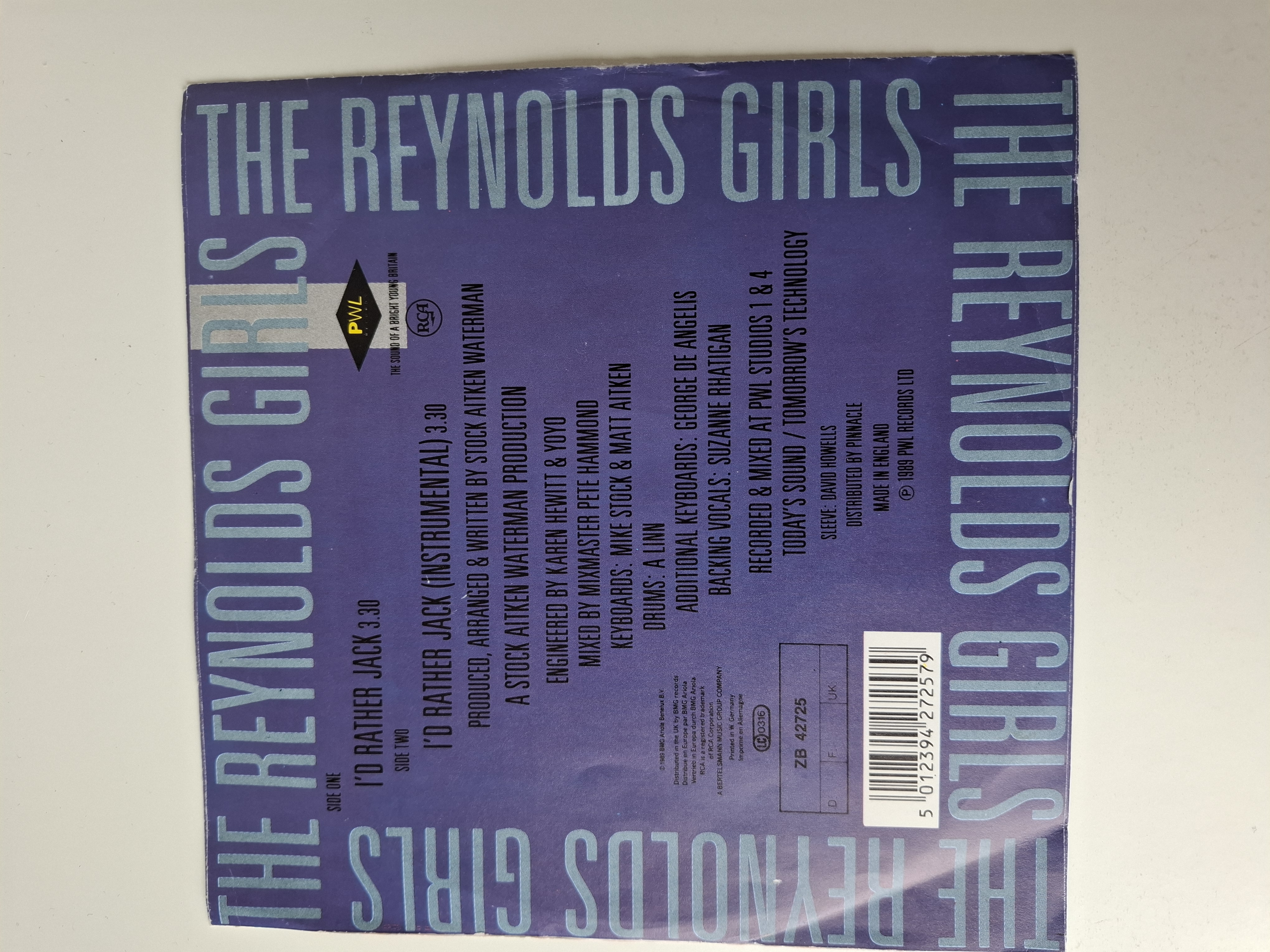 The Reynolds Girls - I'd rather jack