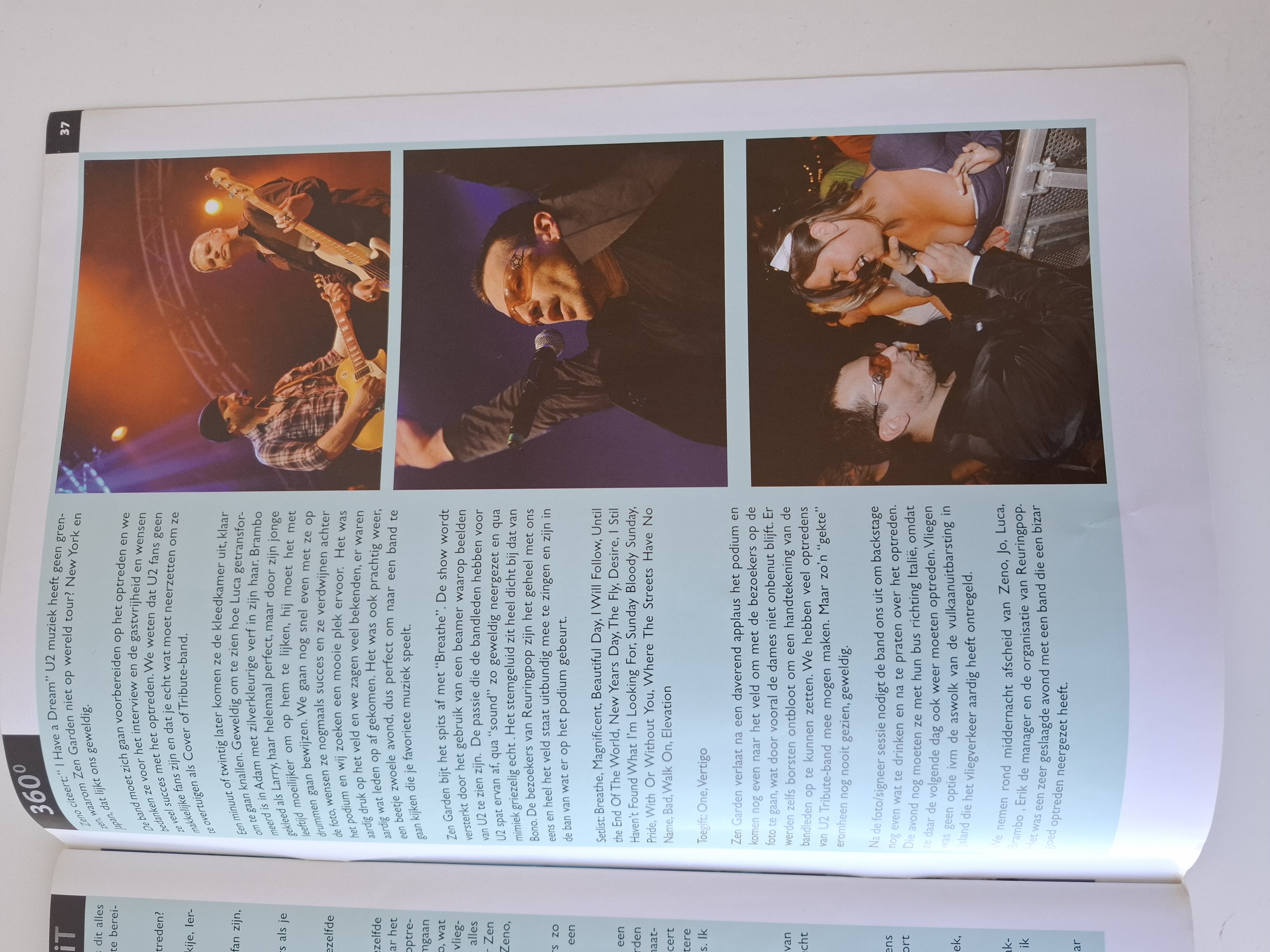 EXIT Tijdschrift fanclub U2