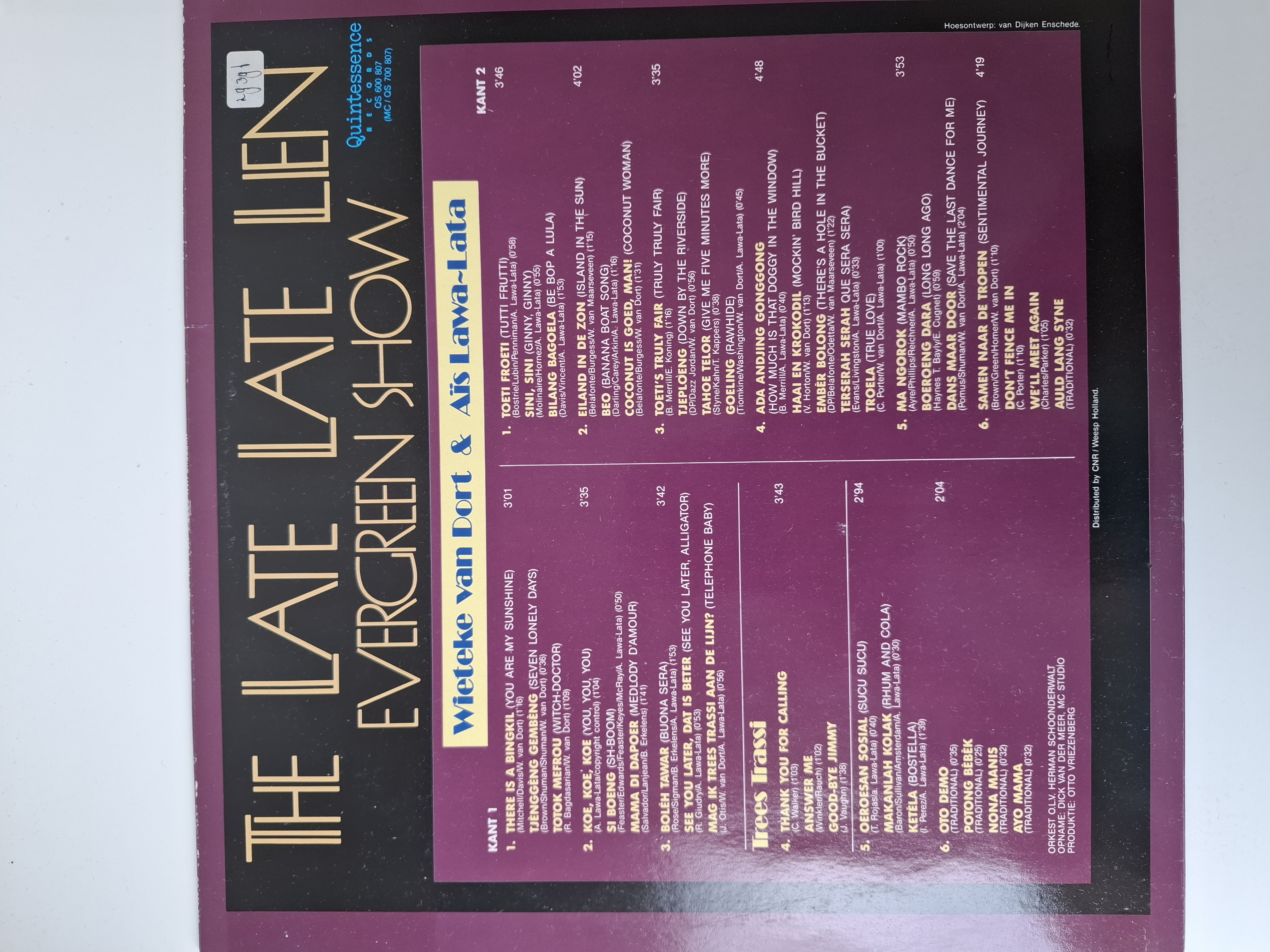 Wieteke van Dort - De late late Lien evergreen show