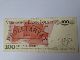 Bankbiljet Polen 100 Zloty