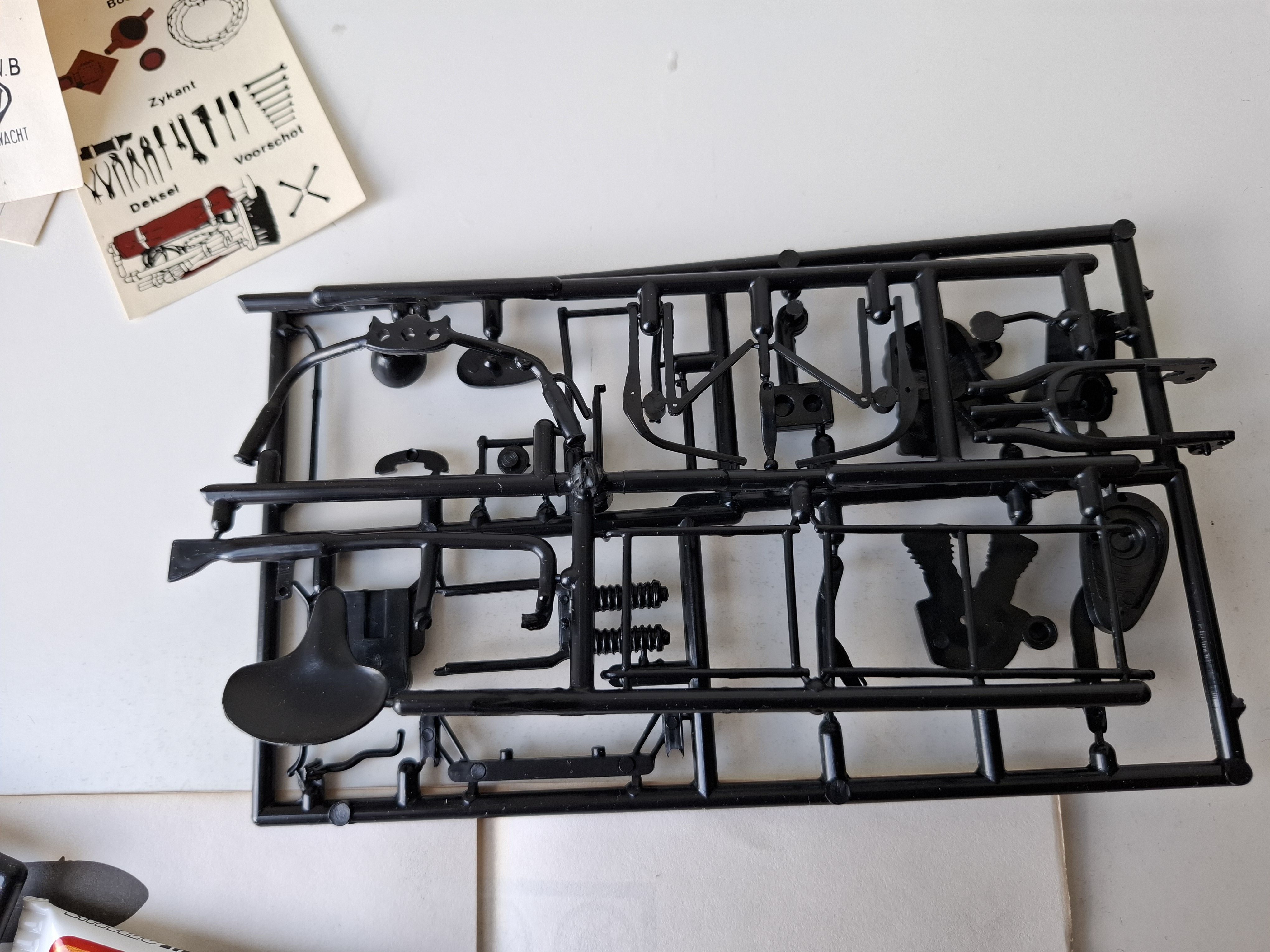 ANWB Motor met zijspan, Harley Davidson ( Bouwpakket )