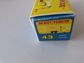 Matchbox nr 43 Pony trailer