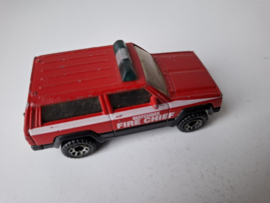 Matchbox Jeep Cherokee Fire Chief