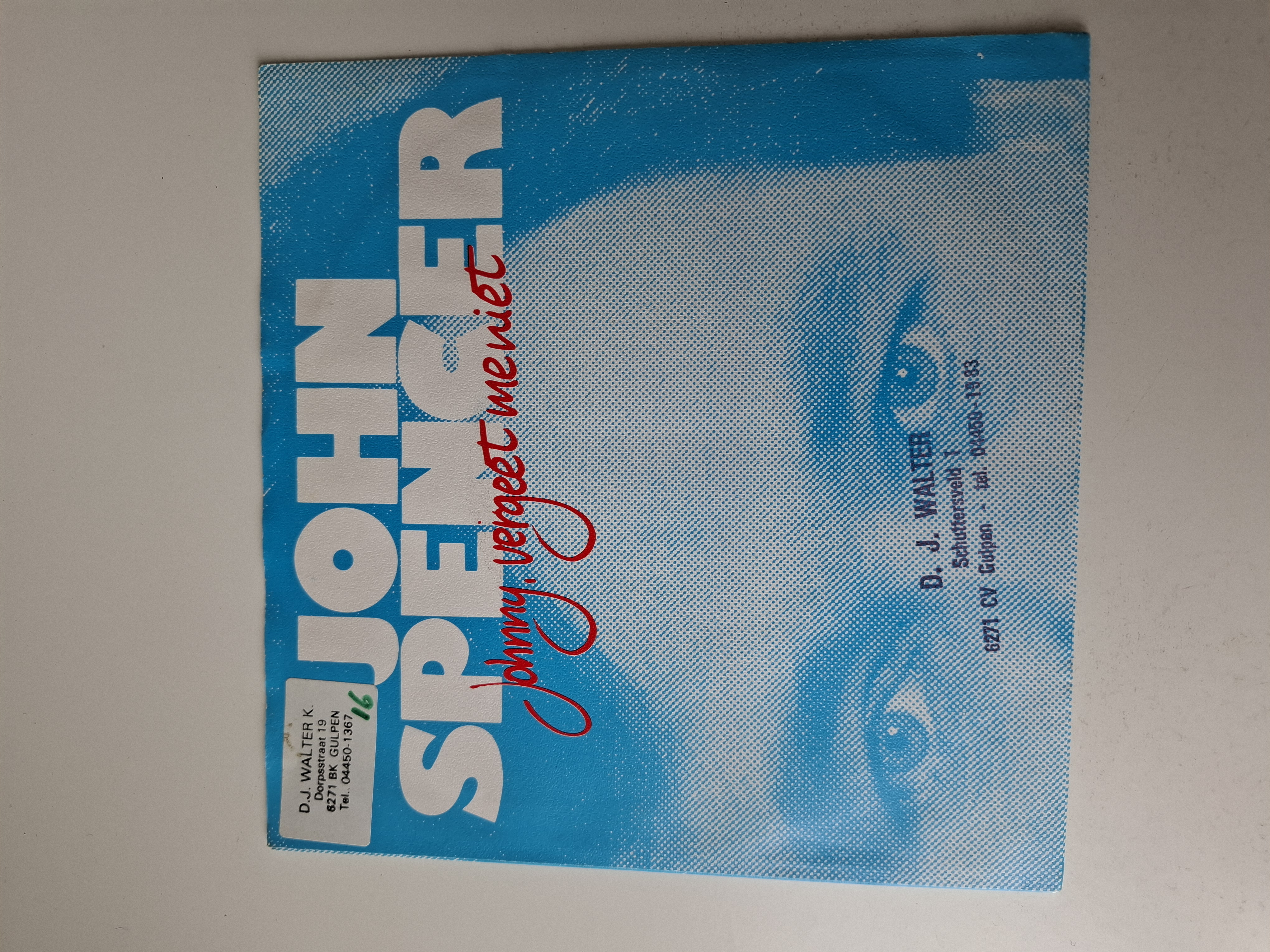 John Spencer - Johnny vergeet me niet