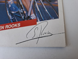 Ansichtkaart Steven Rooks met handtekening