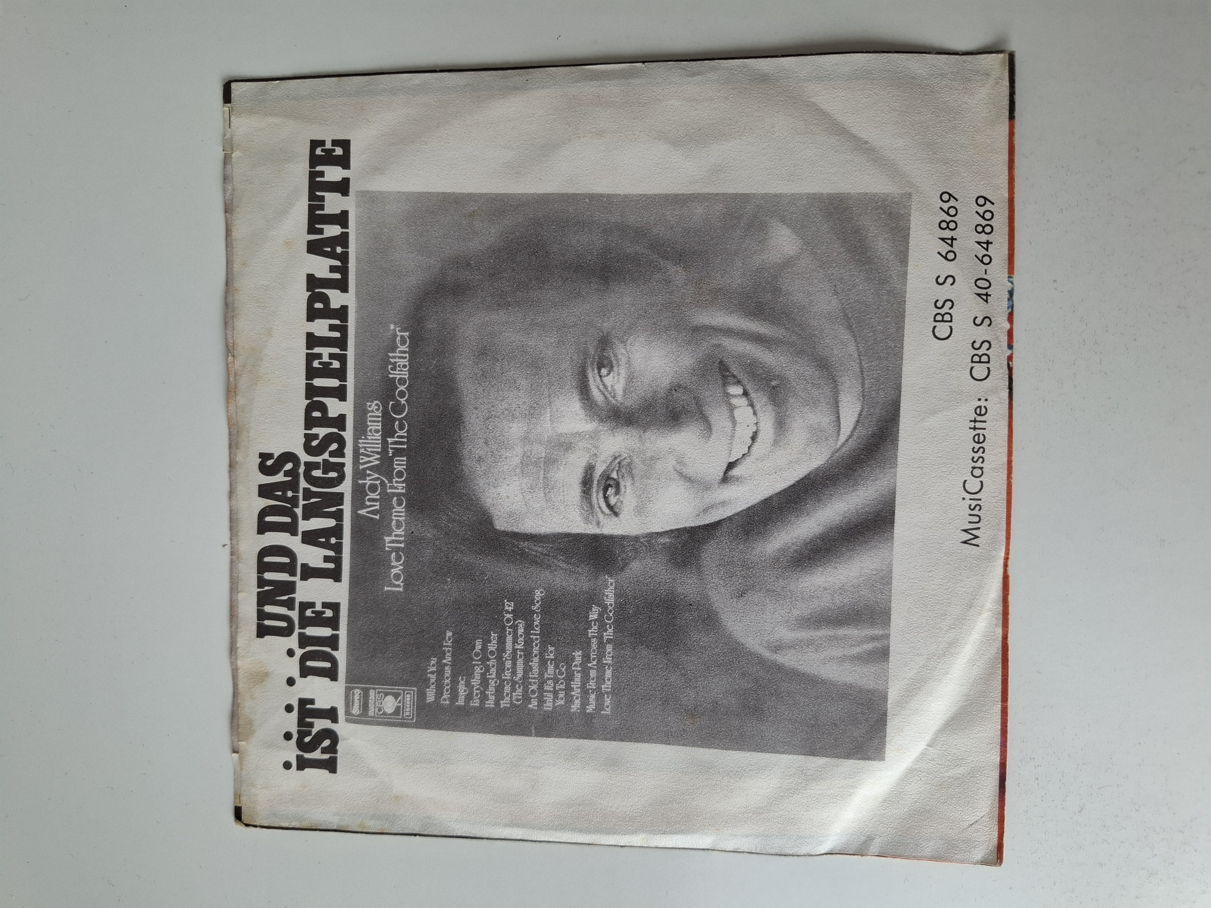 Andy Williams - Speak softly love