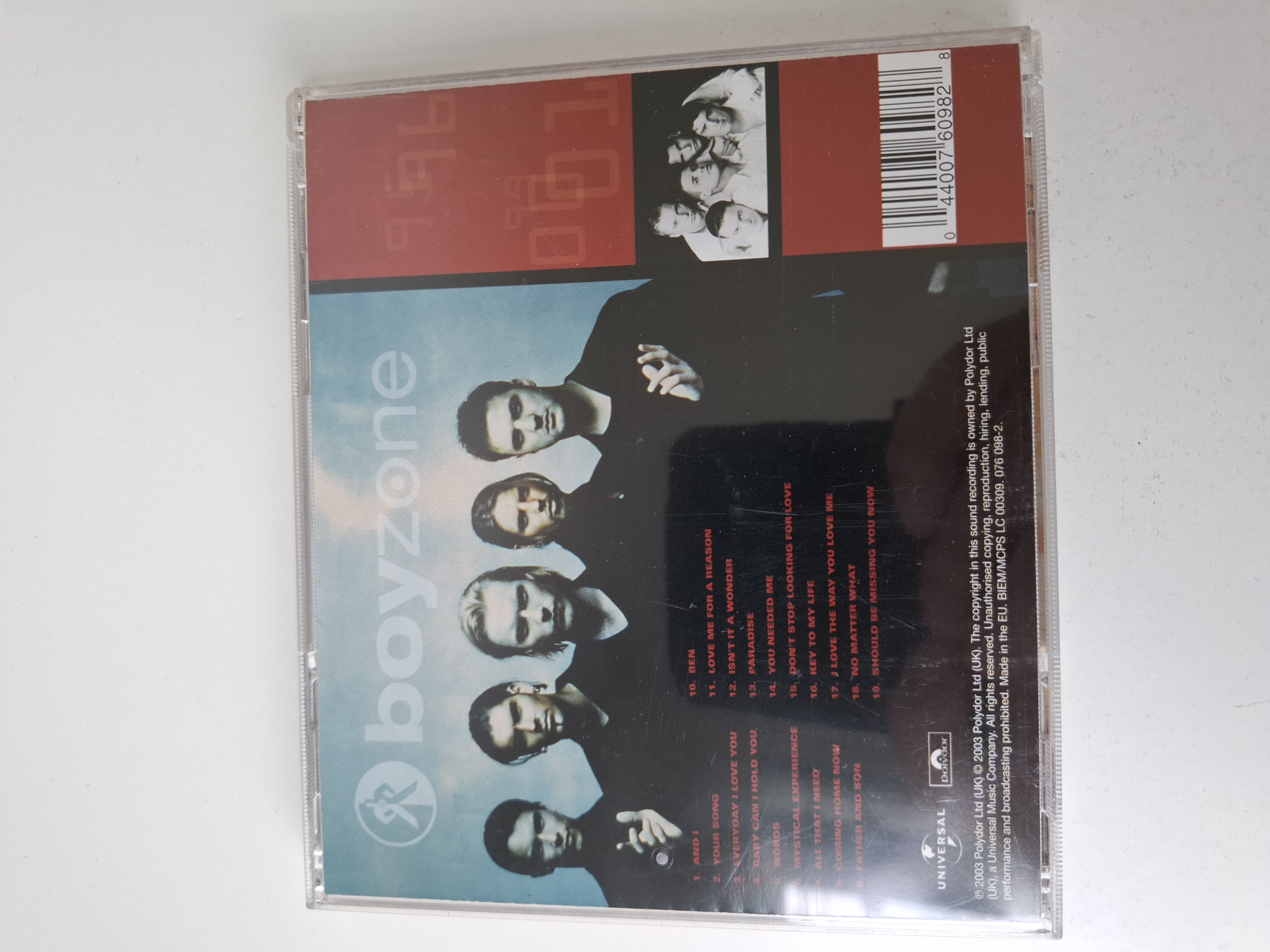 Boyzone - The ultimate love songs collection 1993-2001
