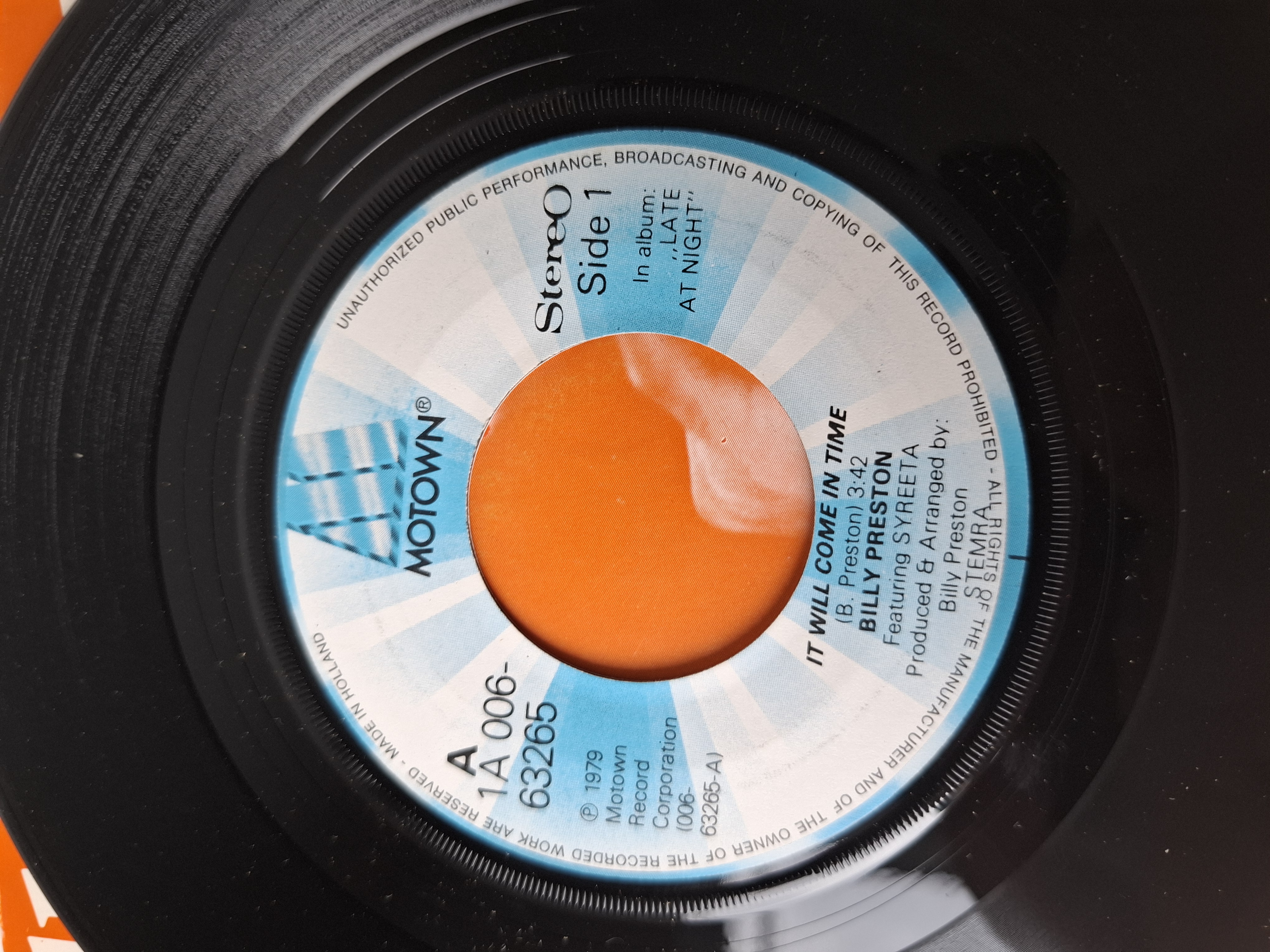 Billy Preston- It will come in time