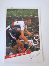 Ansichtkaart Gerrie Kneteman met handtekening